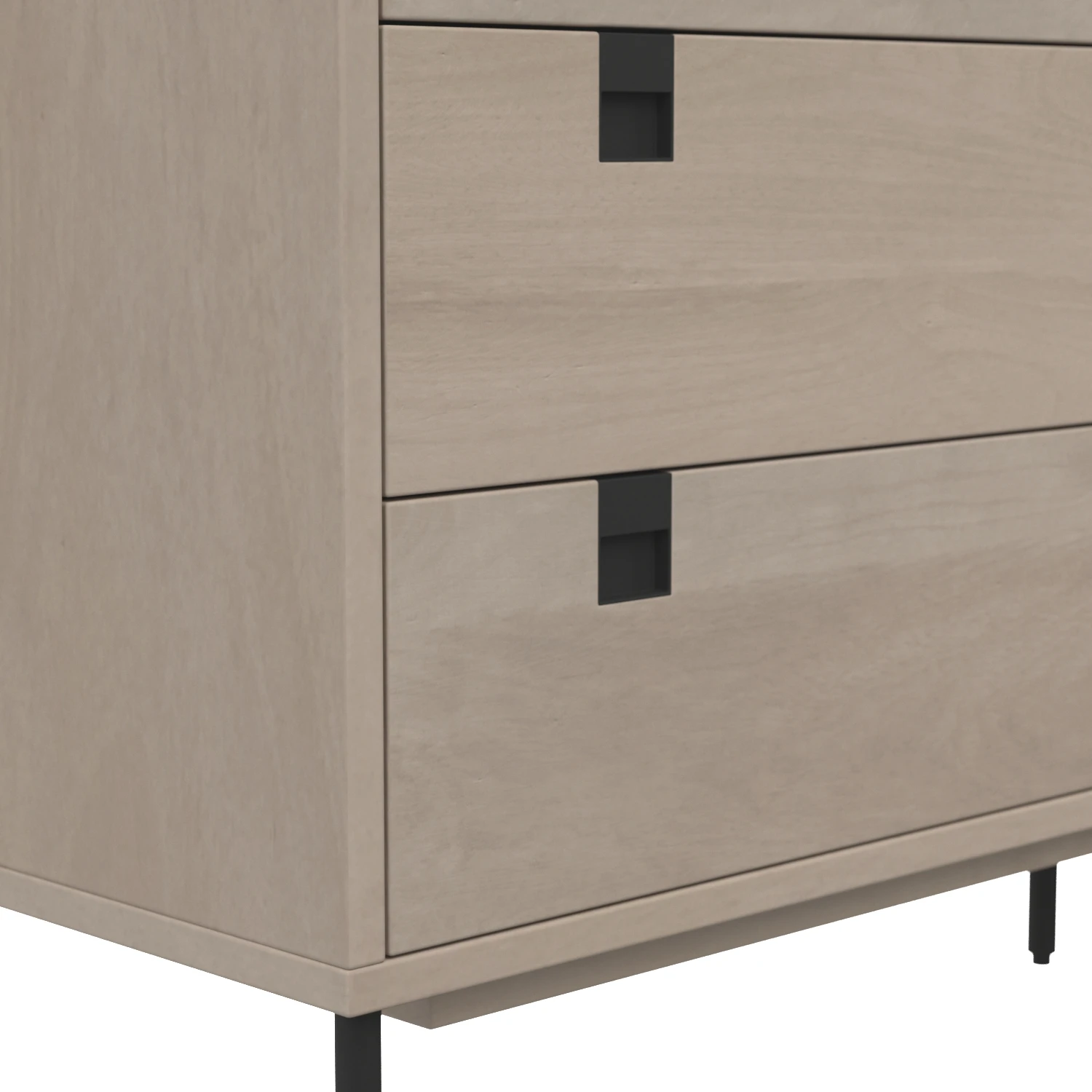 Noa Modern 6 Drawer Dresser 089602 3D Model_05