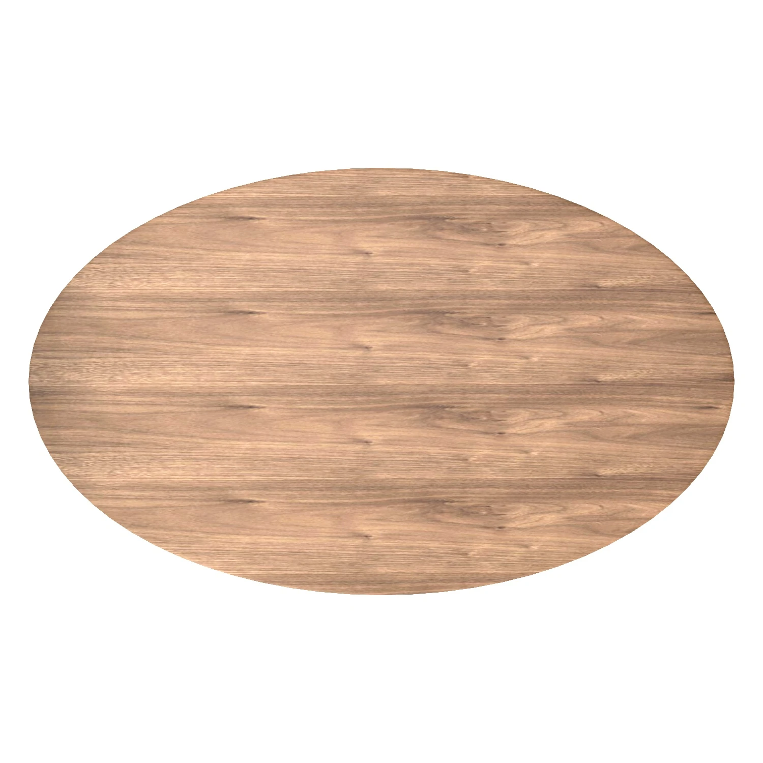 Otago Oval Dining Table Walnut 3D Model_04