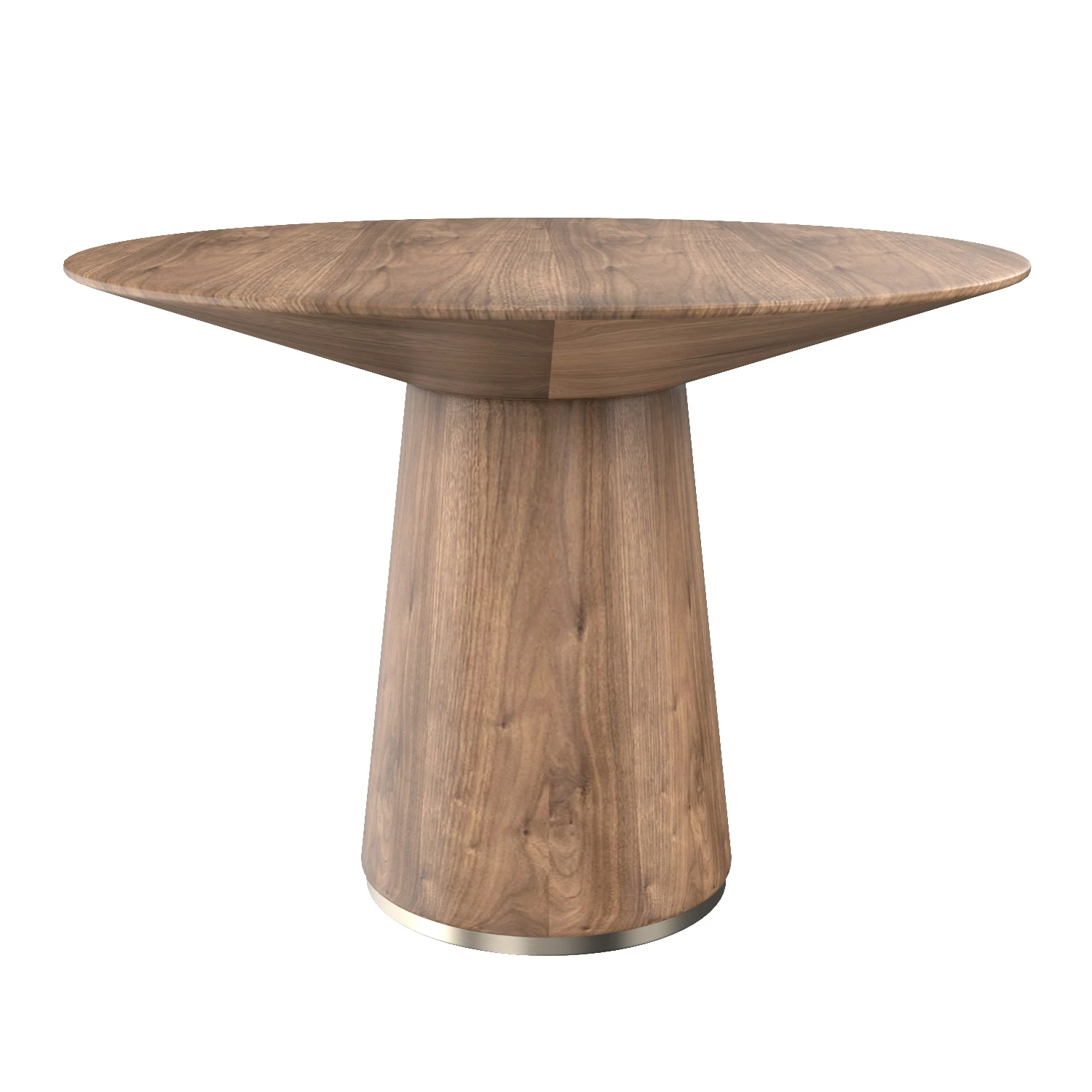 Otago Oval Dining Table Walnut 3D Model_03