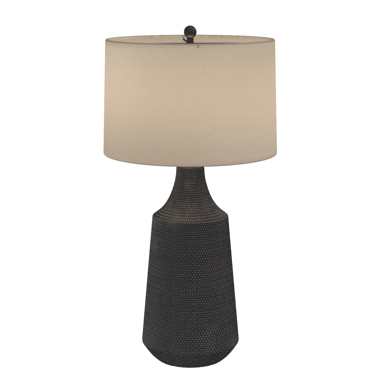 Pacific CoastRocco 30in Hammered Tall Jar Resin Table Lamp 3D Model_03