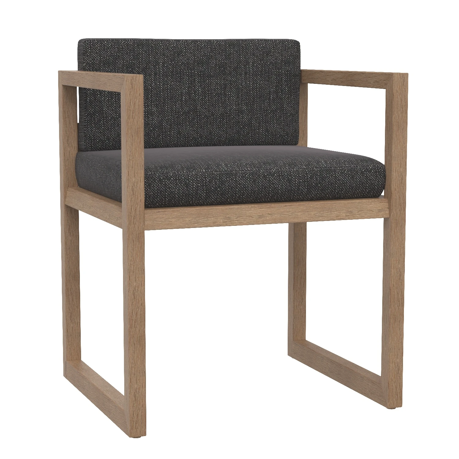 Paloma Teak Dining Armchair 3D Model_01