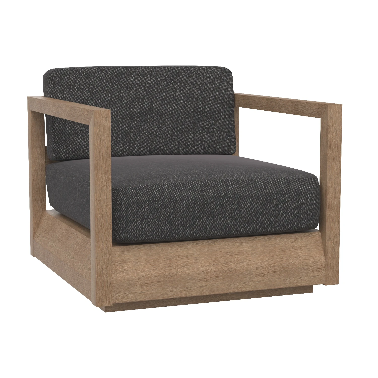Paloma Teak Lounge Chair 3D Model_01