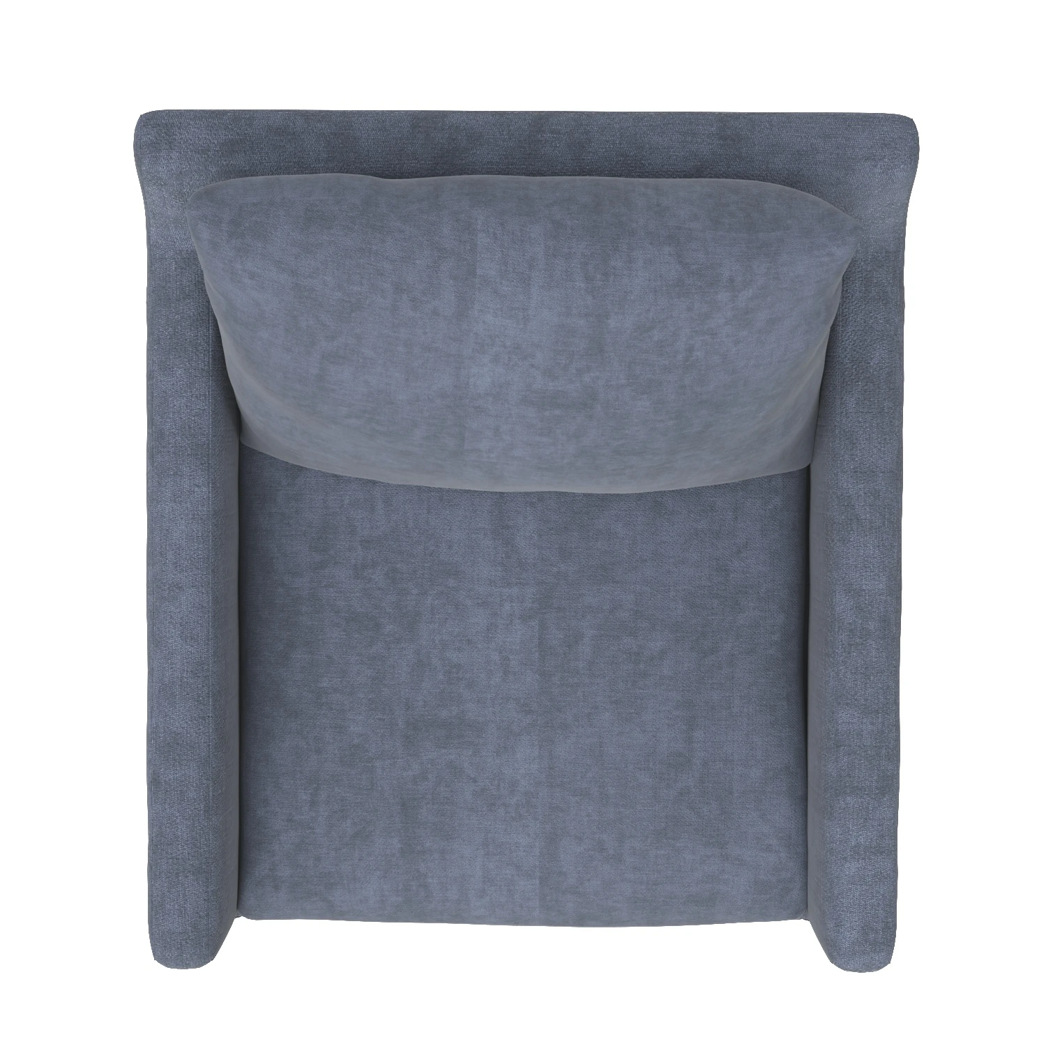 Paris Armchair Blue 3D Model_04