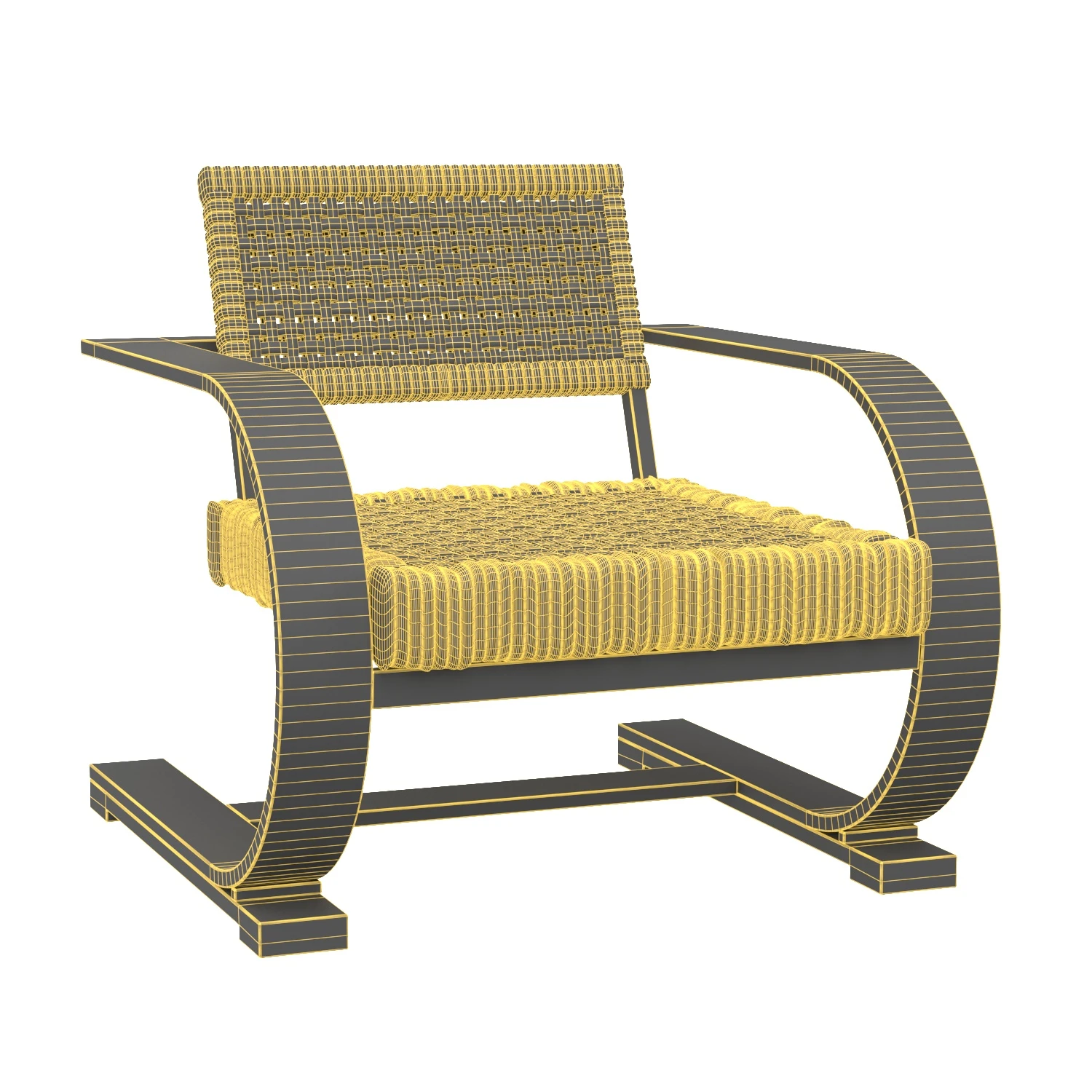 Rehema Accent Chair 3D Model_07