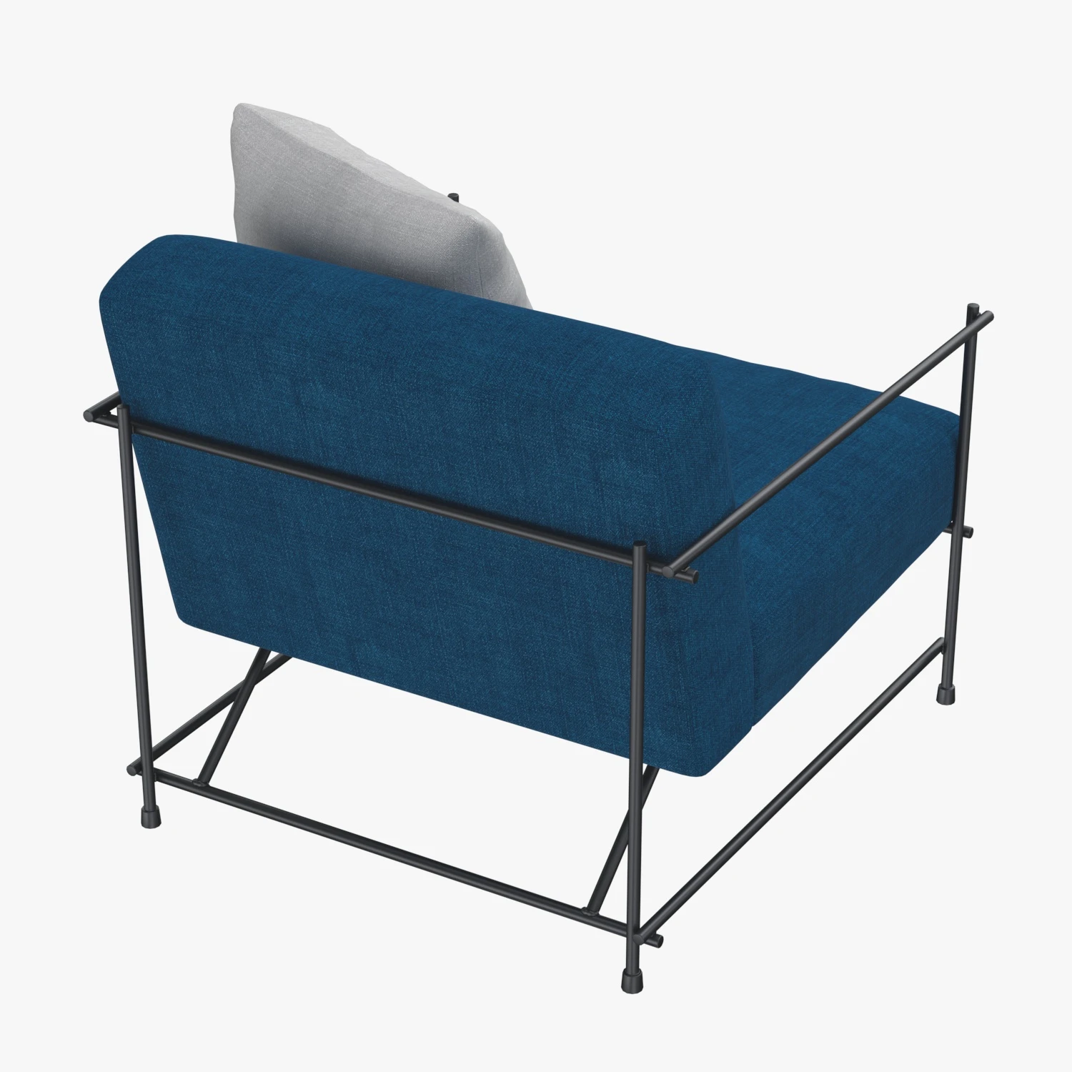 Sevilla Occasional Chair Teal 3D Model_06