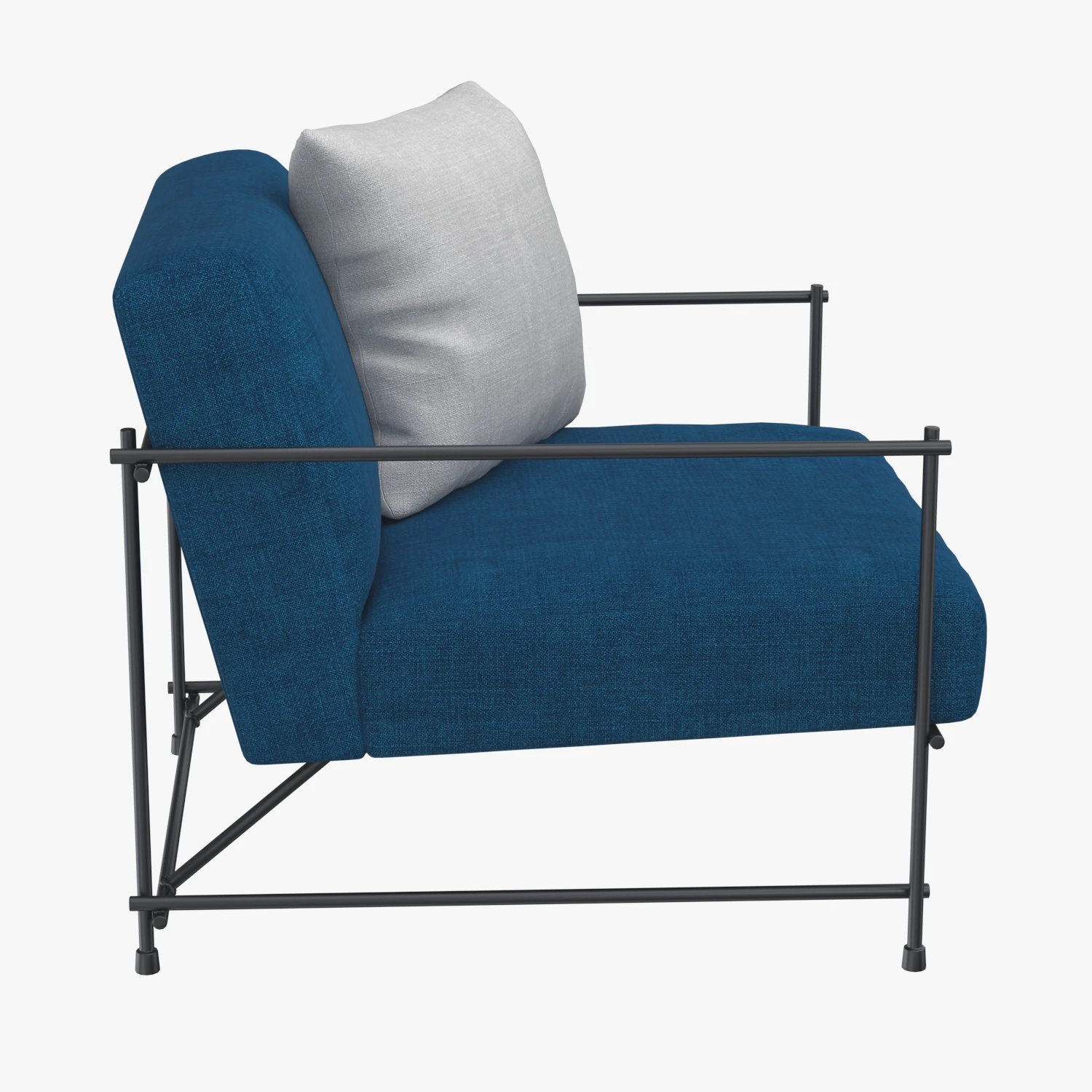 Sevilla Occasional Chair Teal 3D Model_03