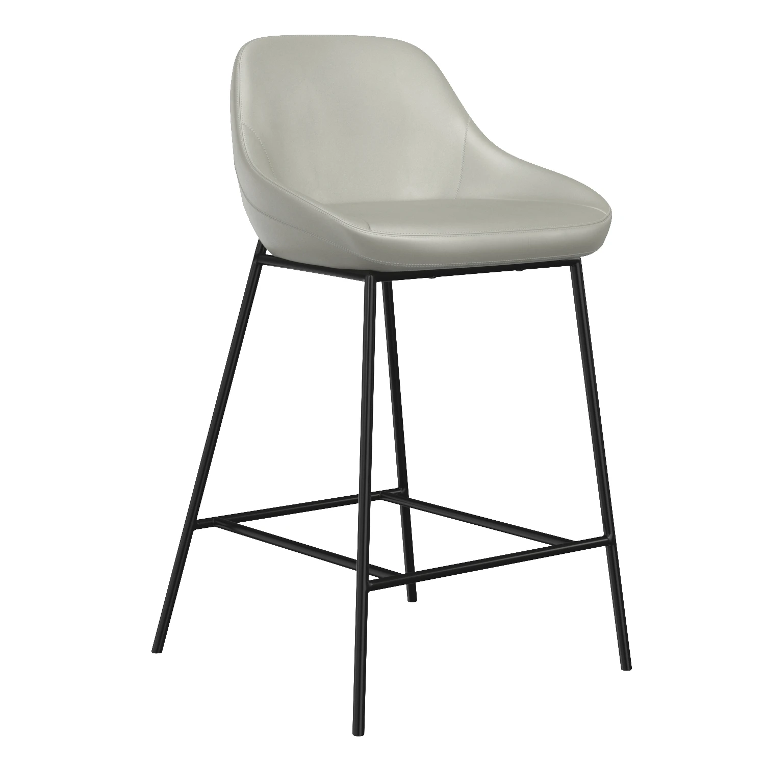 Shelby Counter Stool Beige EJ-1038-34 3D Model_01