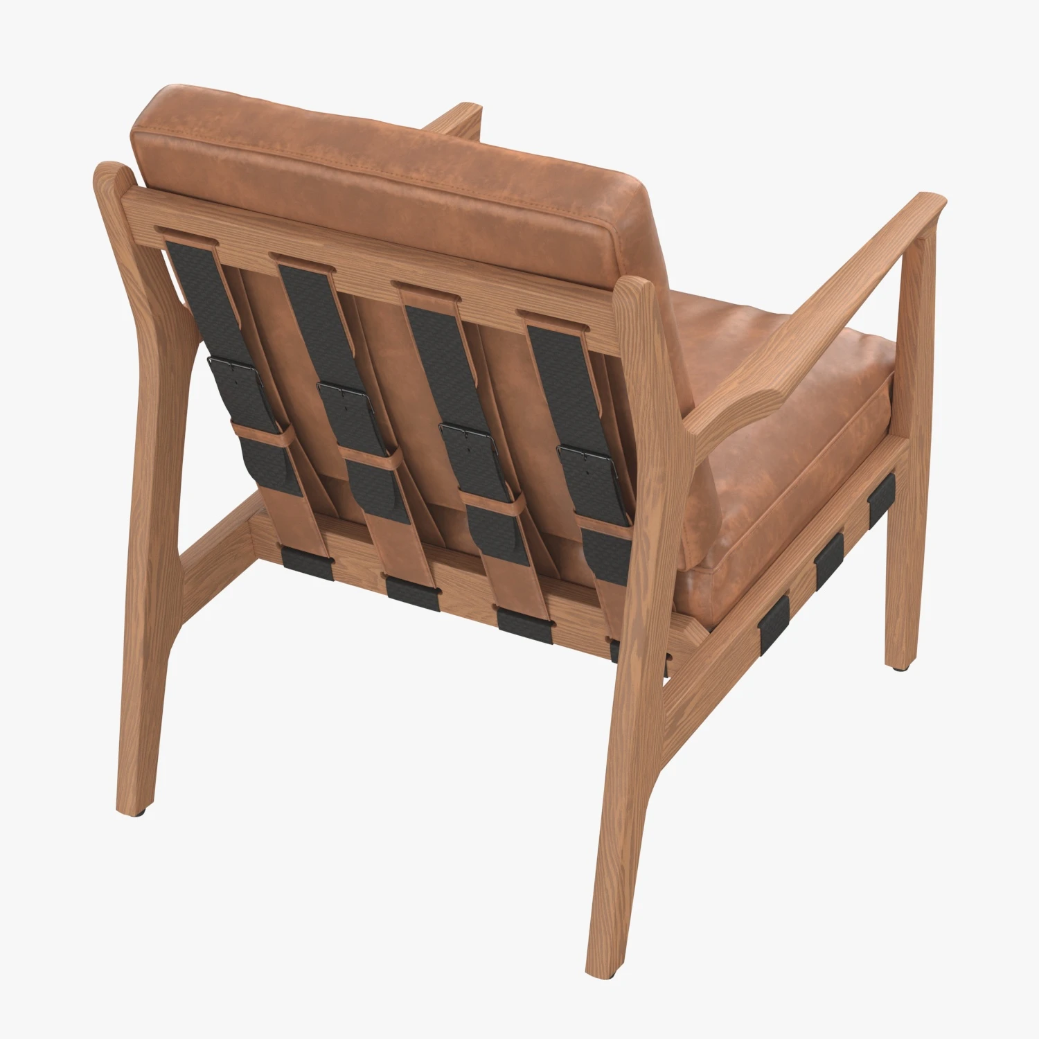 Silas Chair Sahara Tan 3D Model_06