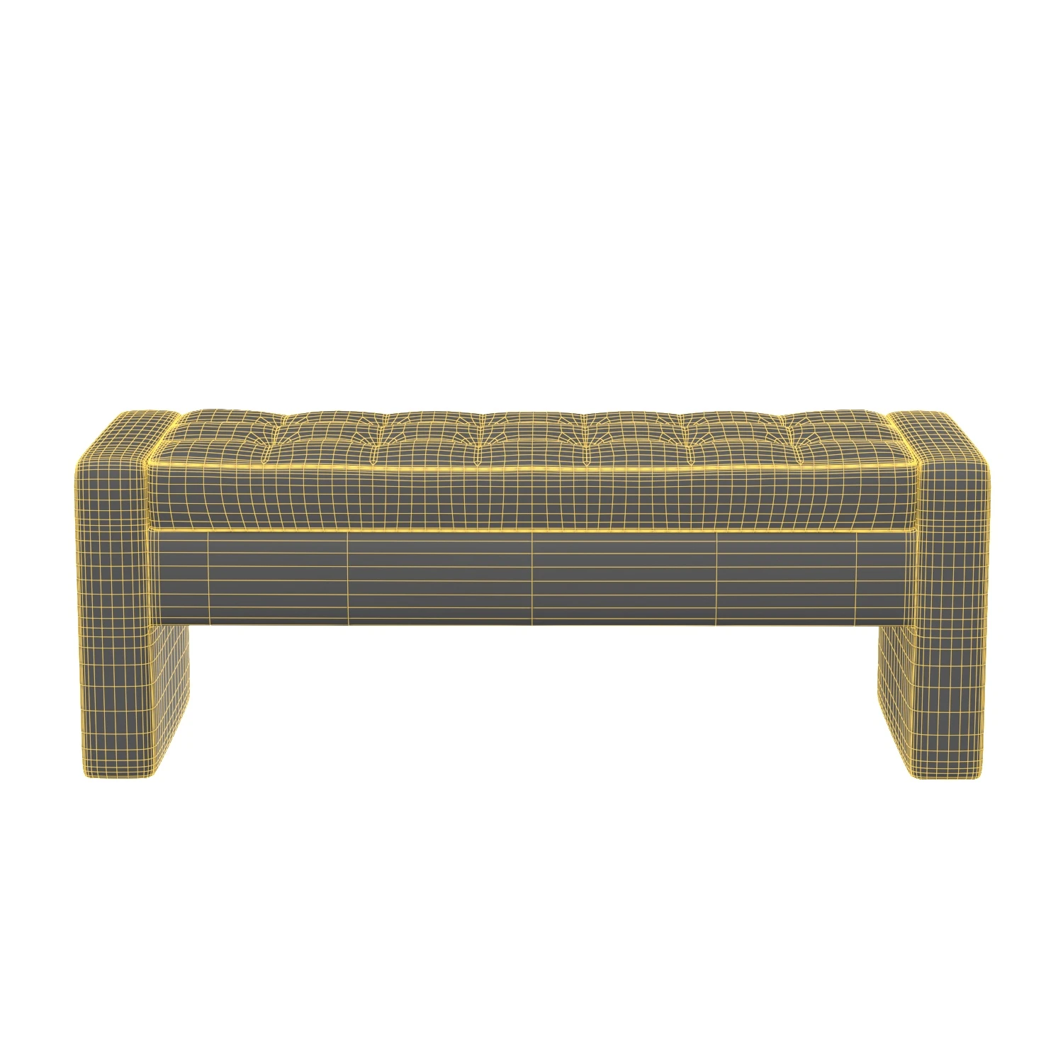 Spence Upholstered Flip Top Storage Bench 3D Model_07