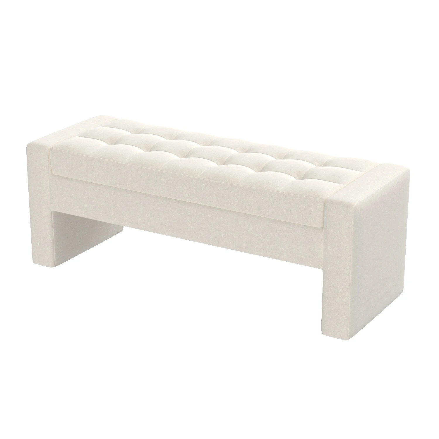 Spence Upholstered Flip Top Storage Bench 3D Model_06