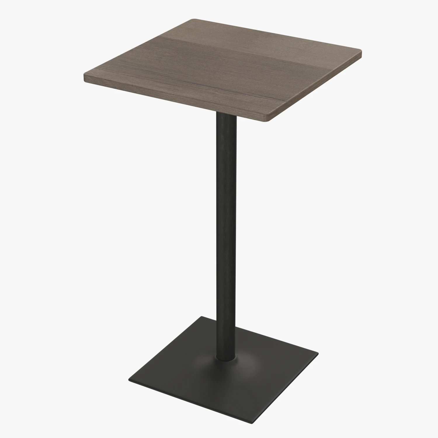 Square Bar Table Dark Elm 3D Model_06