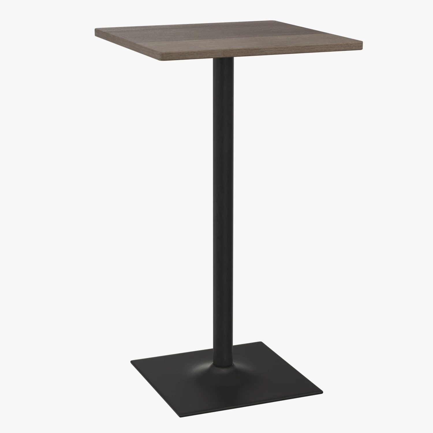 Square Bar Table Dark Elm 3D Model_01