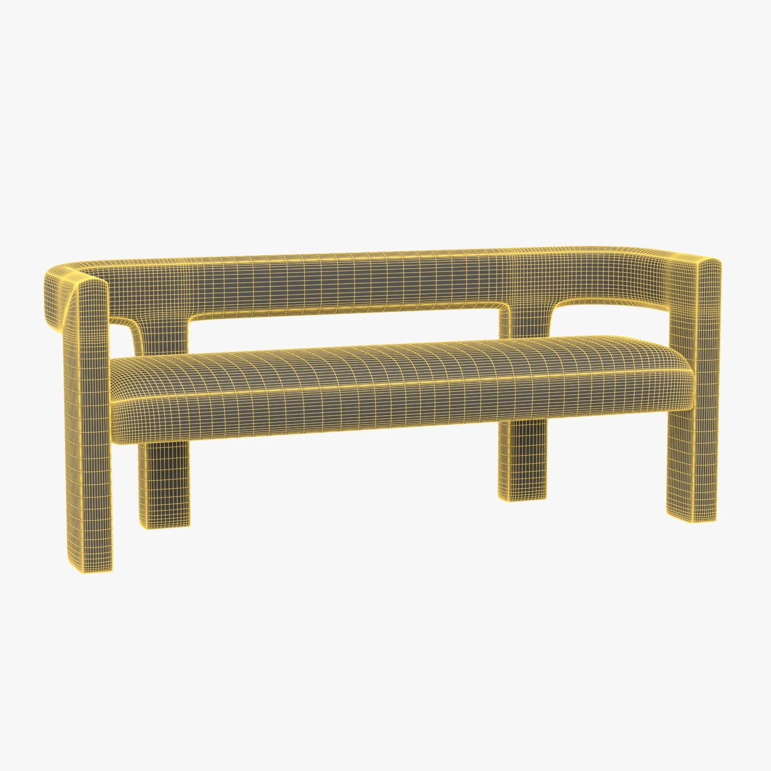 Stature Ivory Bench 3D Model_07