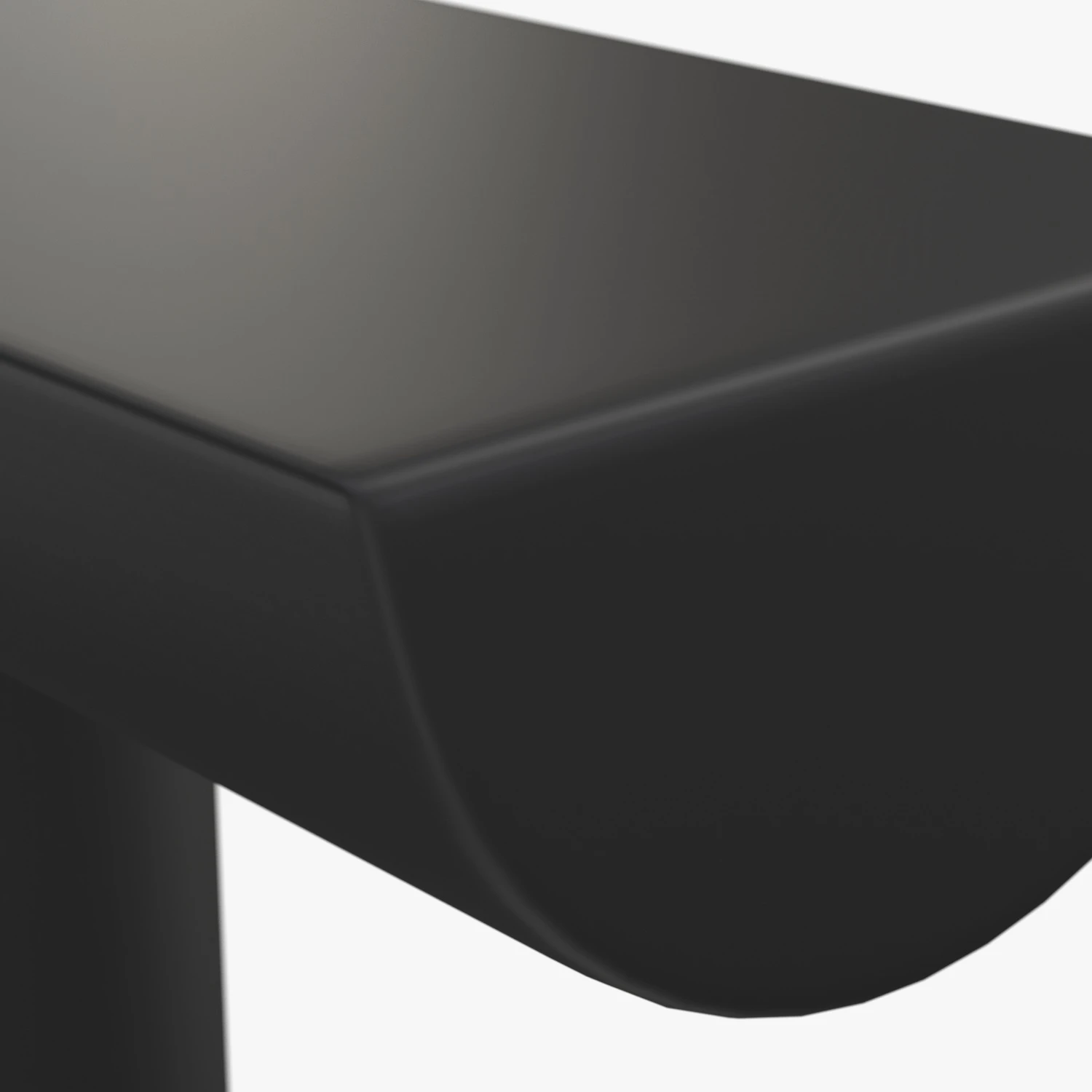 T Console Black Steel 3D Model_05