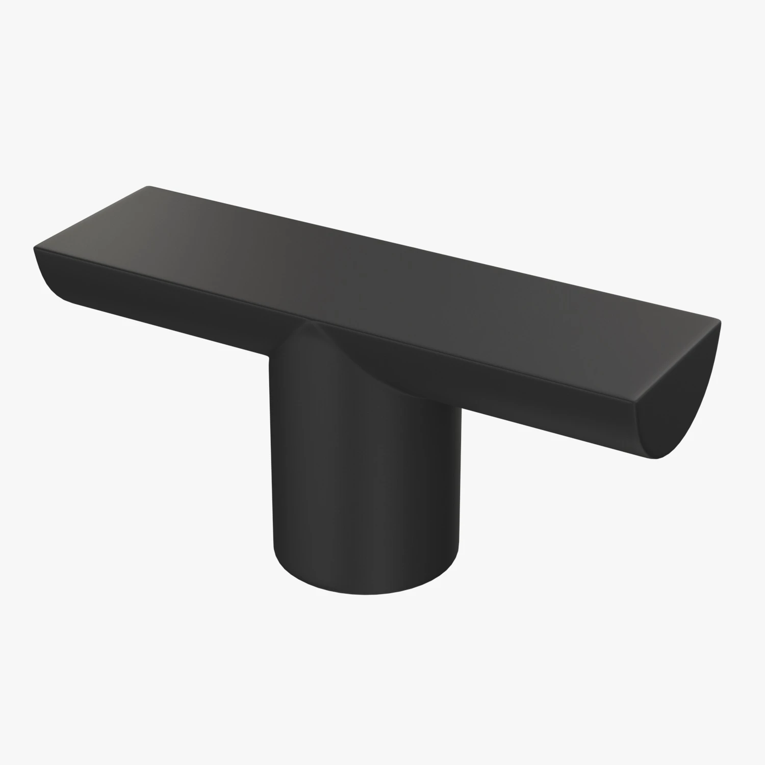 T Console Black Steel 3D Model_06