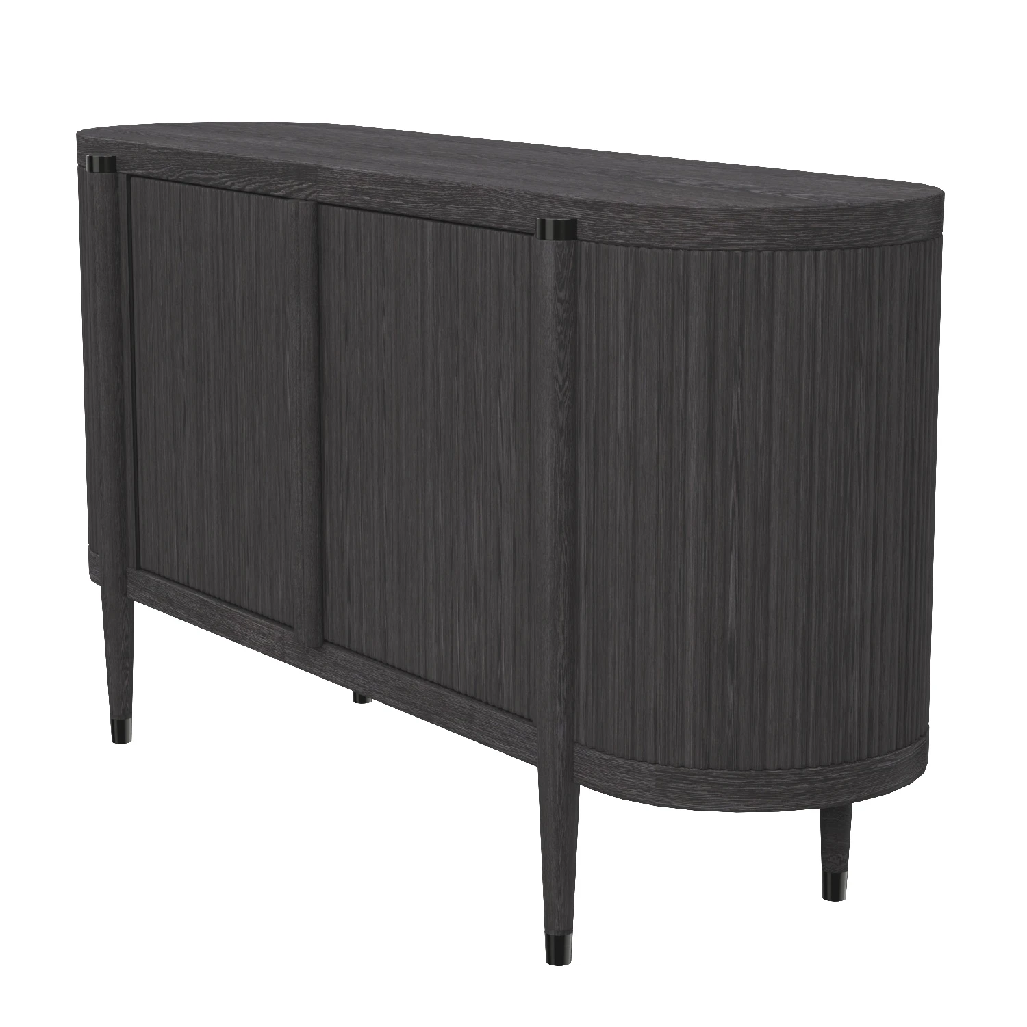 Tambour Cabinet - Black Ceruse 3D Model_06