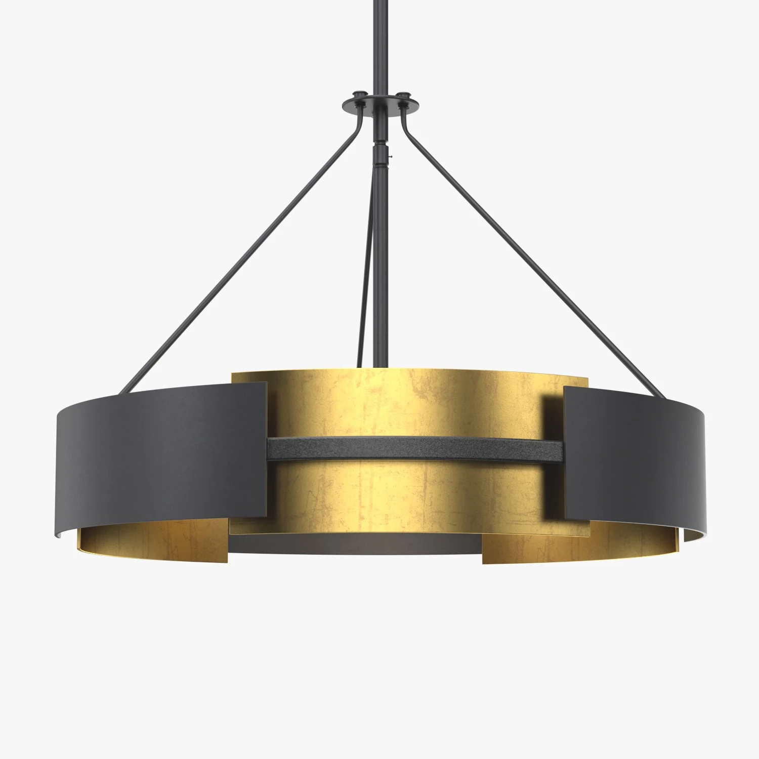 Vankirk 3 Light Drum Chandelier 3D Model_01