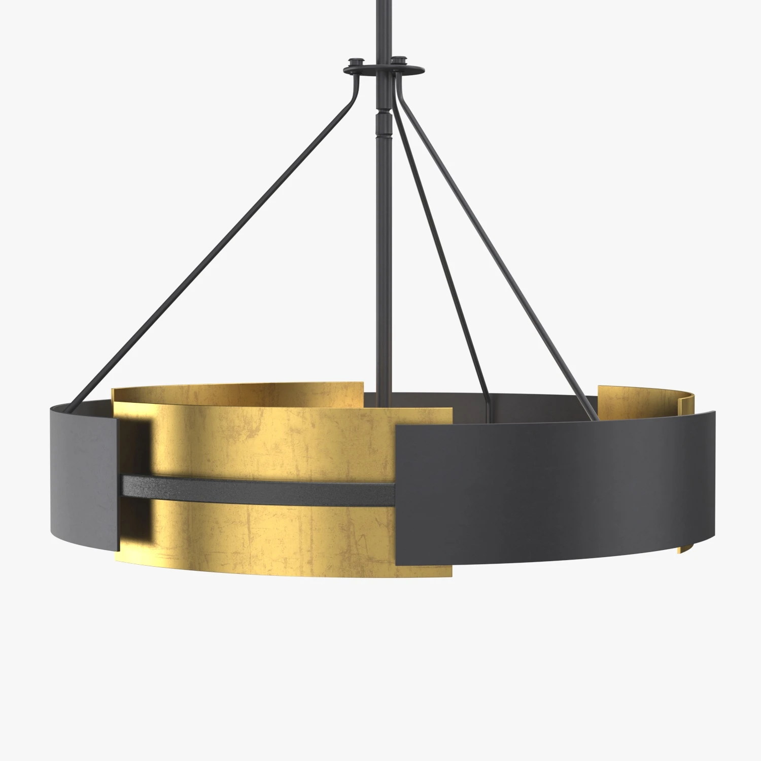 Vankirk 3 Light Drum Chandelier 3D Model_03