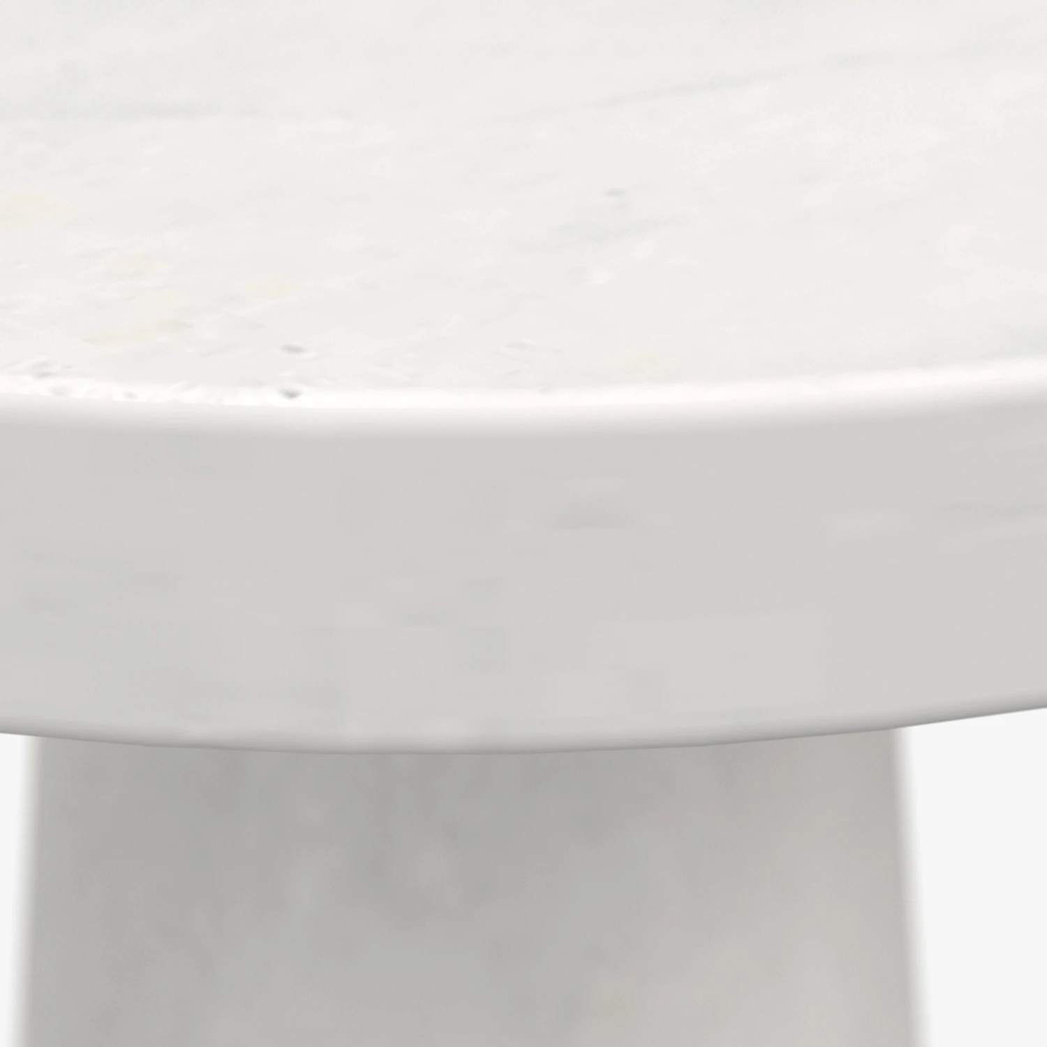 Willy Plaster Round Pedestal Side Table 3D Model_05