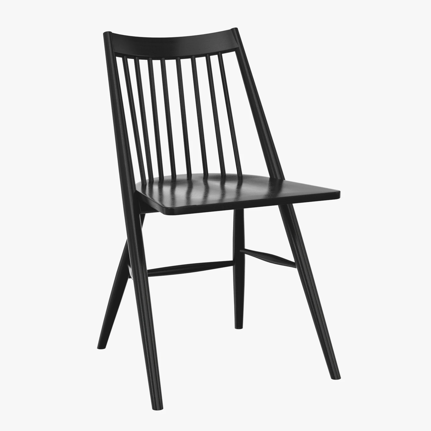 Wren Spindle Dining Chair 3D Model_01