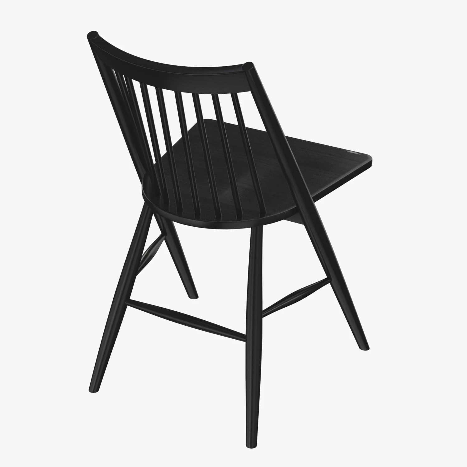 Wren Spindle Dining Chair 3D Model_06