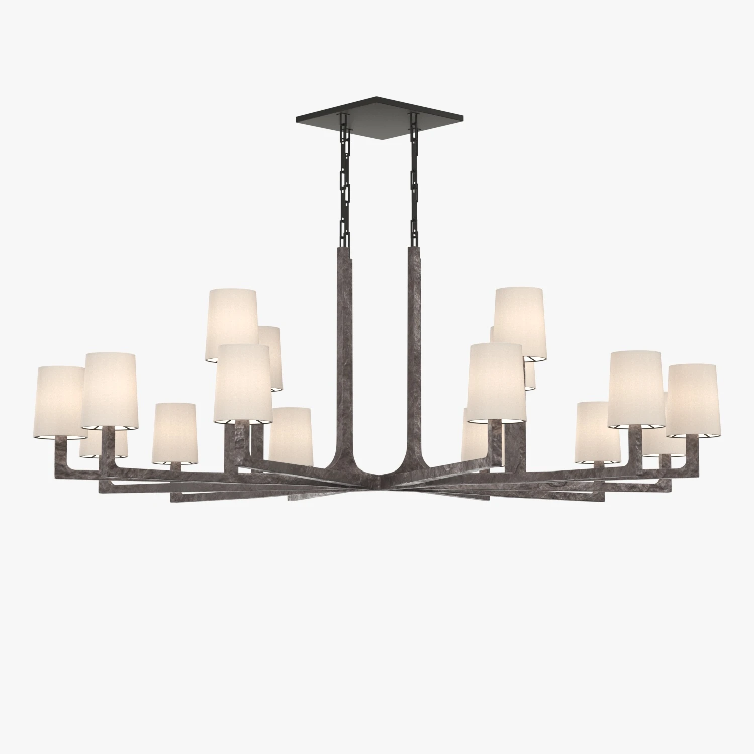 Wright Round Chandelier 60-inch 3D Model_01