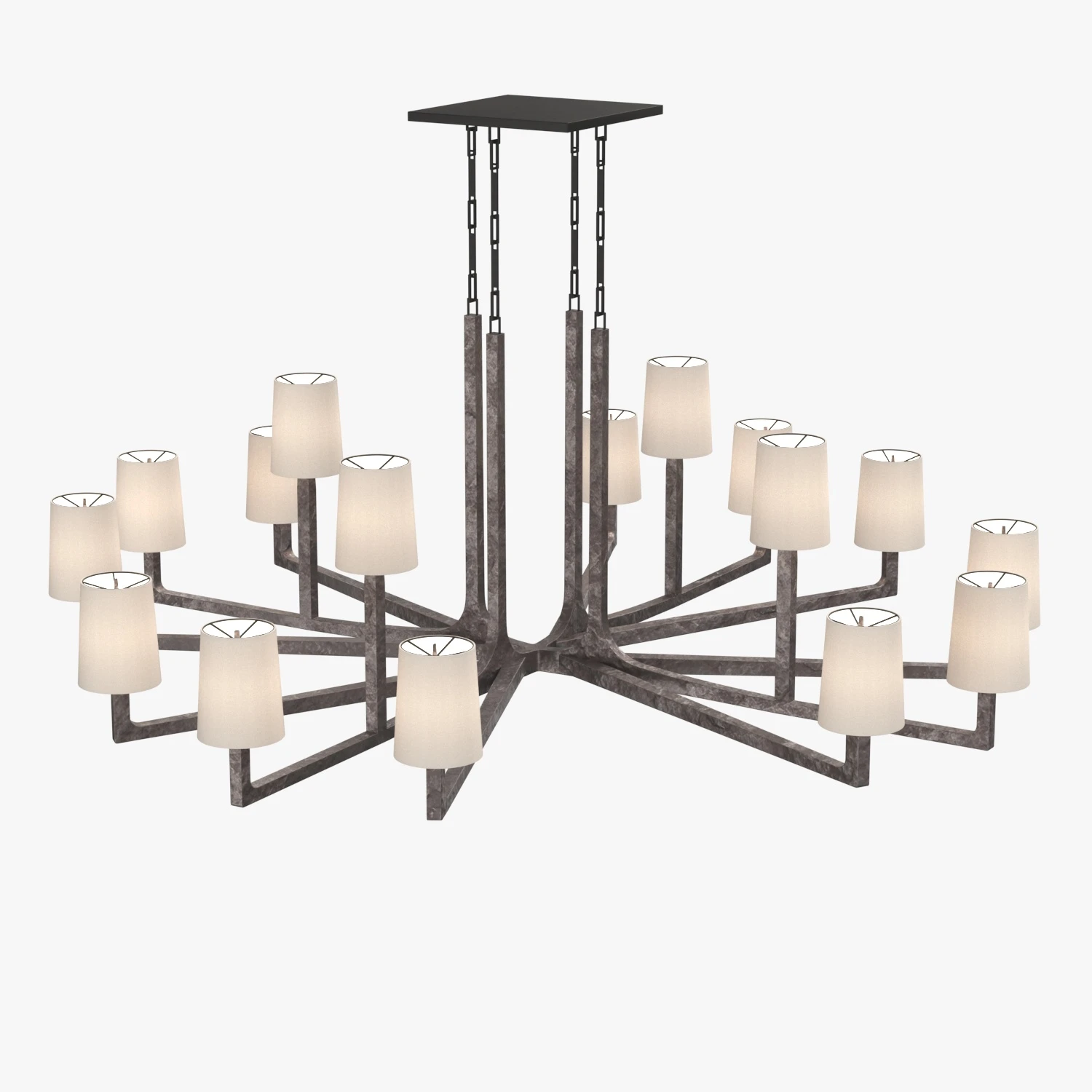 Wright Round Chandelier 60-inch 3D Model_06