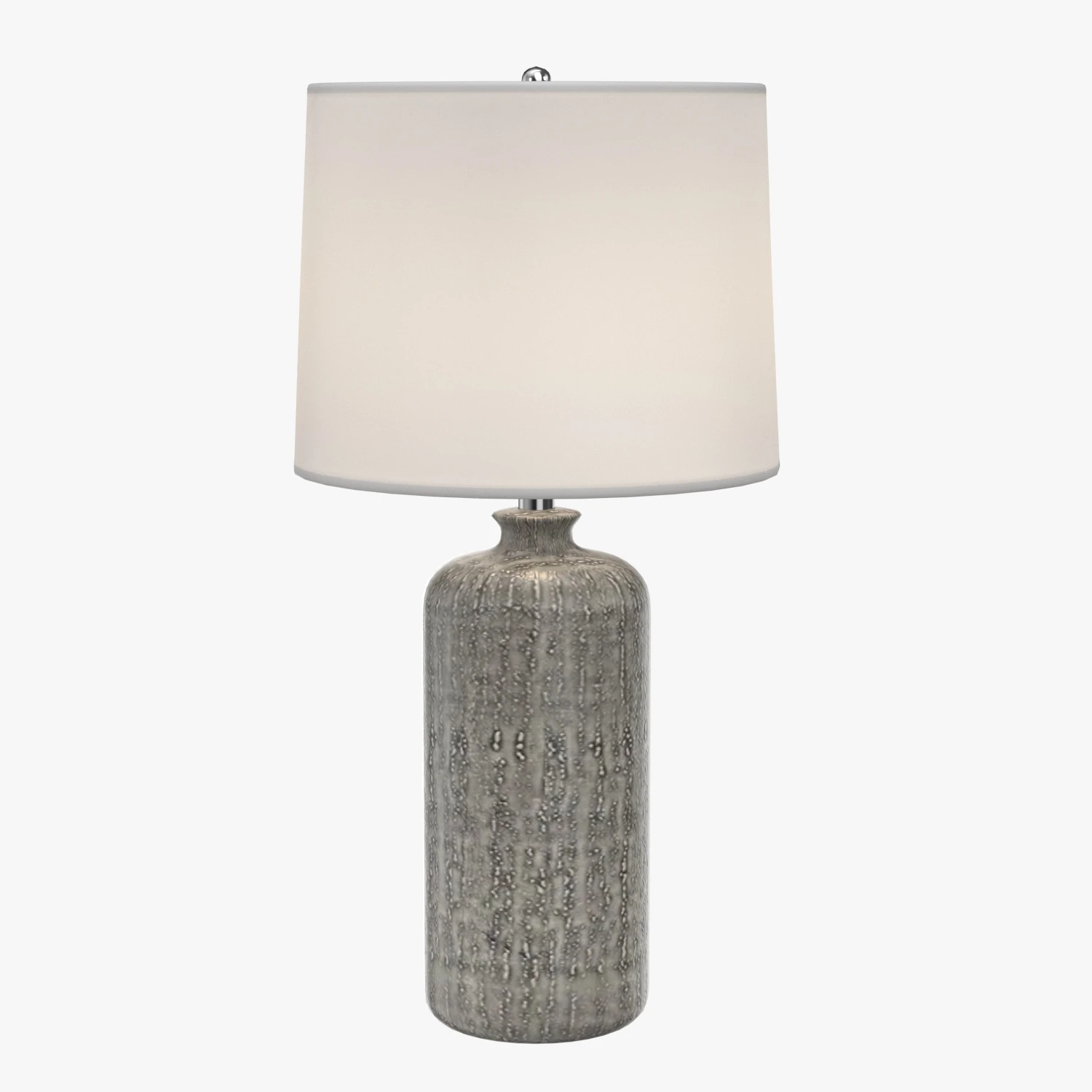 YORBA TL-French grey ceramic lamp 87-10254-78 3D Model_01