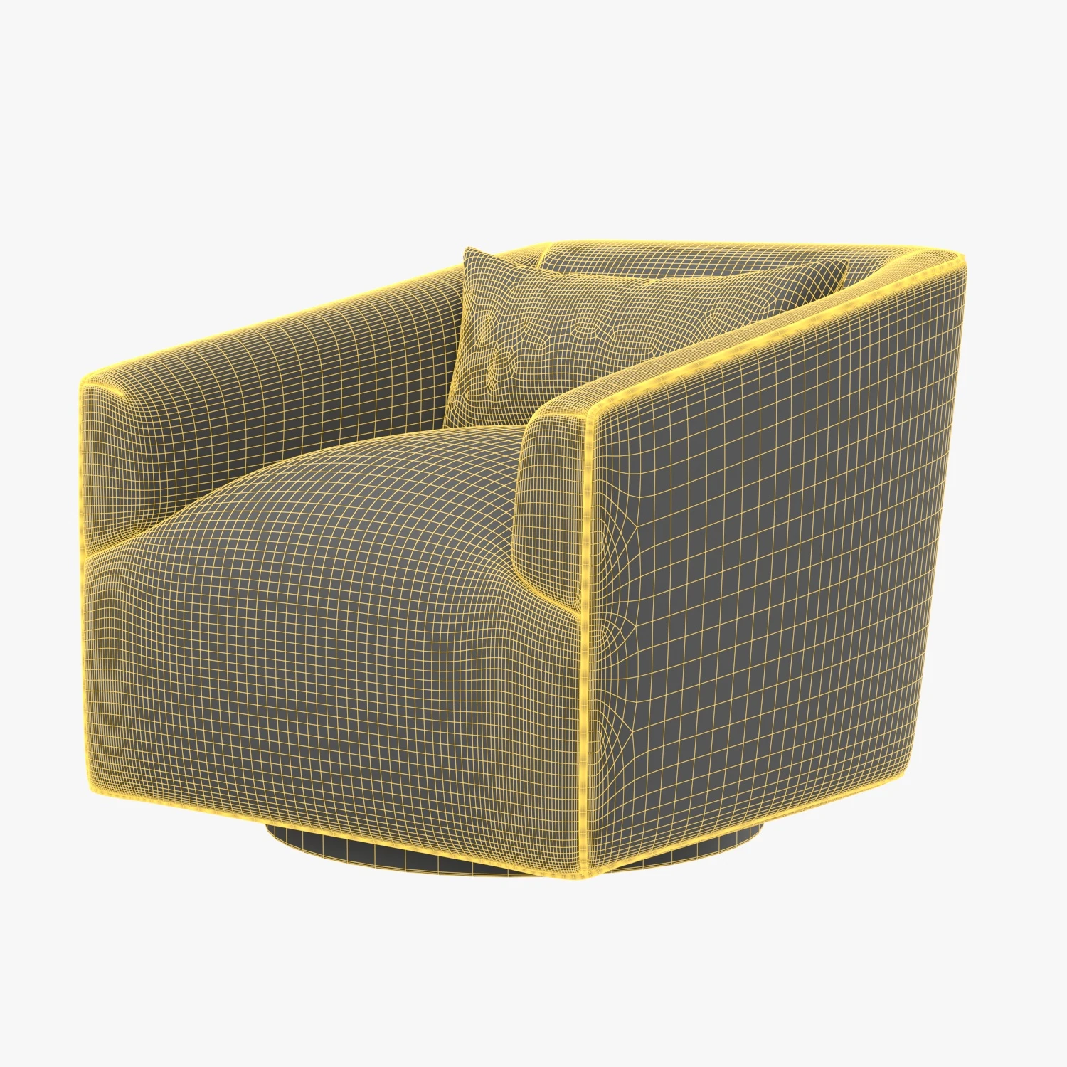 York Swivel Chair 105964-007 3D Model_07