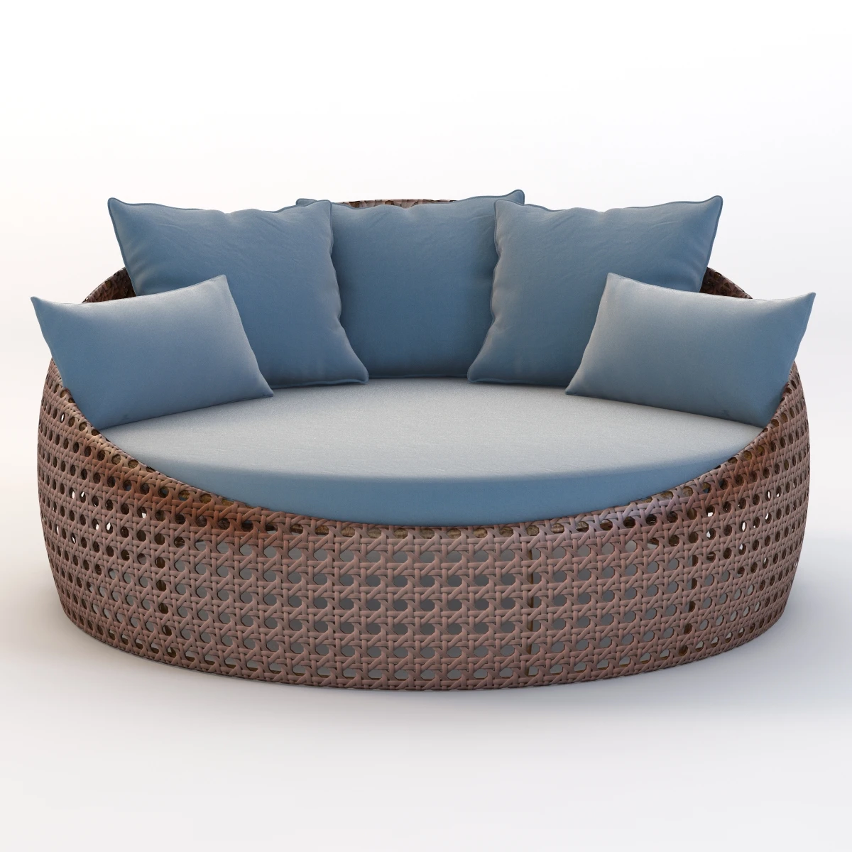 St Martin Wicker Daybed 3D Model_08