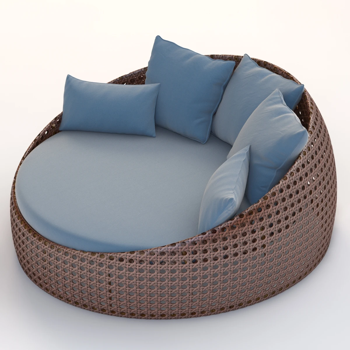 St Martin Wicker Daybed 3D Model_06