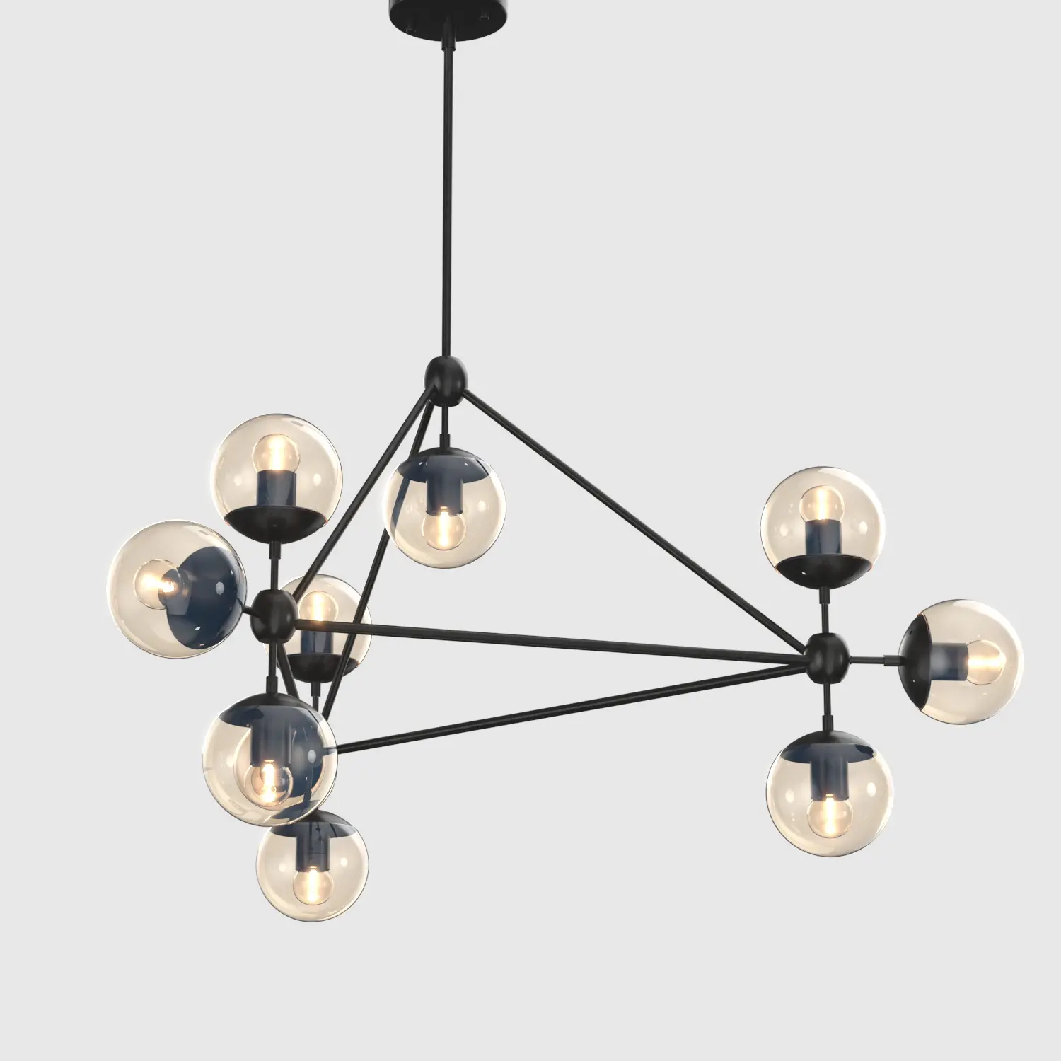 Possini Euro Gable 10-Light Modern Chandelier 3D Model_06