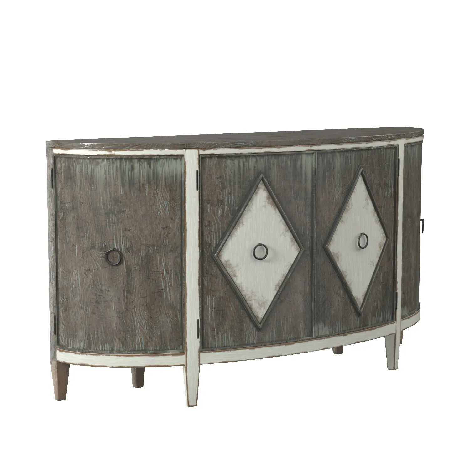 Sanctuary Et Jolie Demilune Buffet PBR 3D Model_01