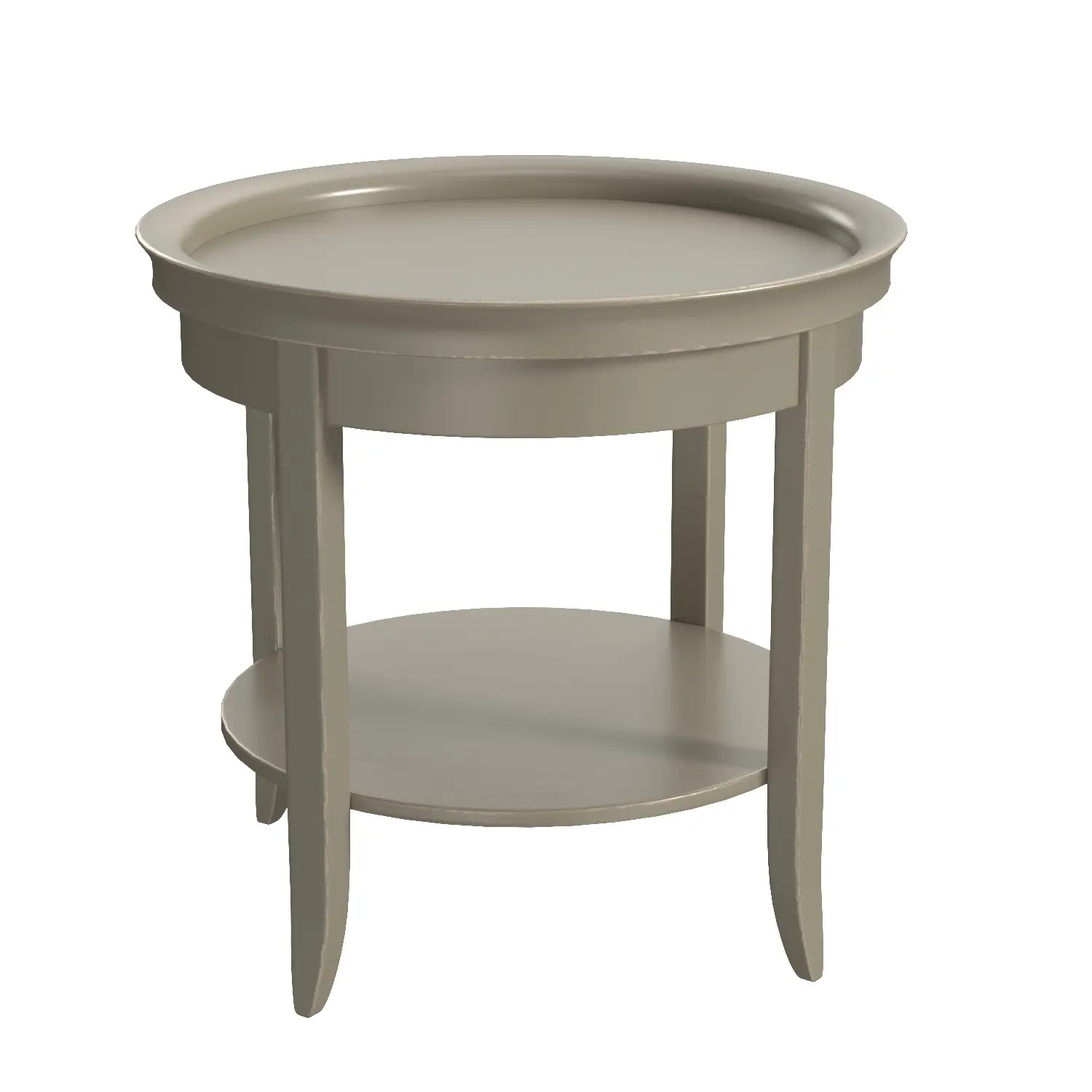 Aberta Traditional Accent Table 3D Model_06