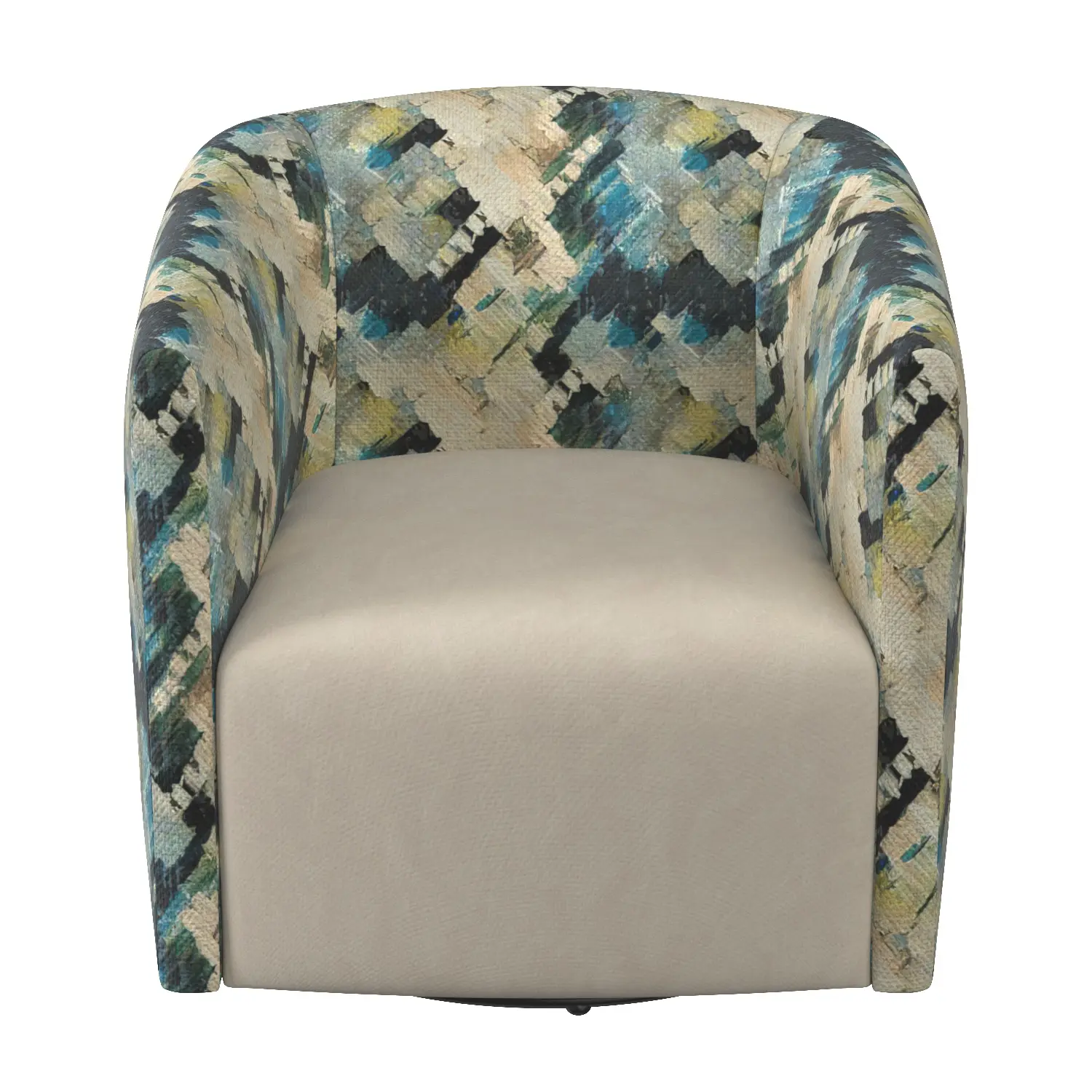 Aline Swivel Chair 3D Model_06