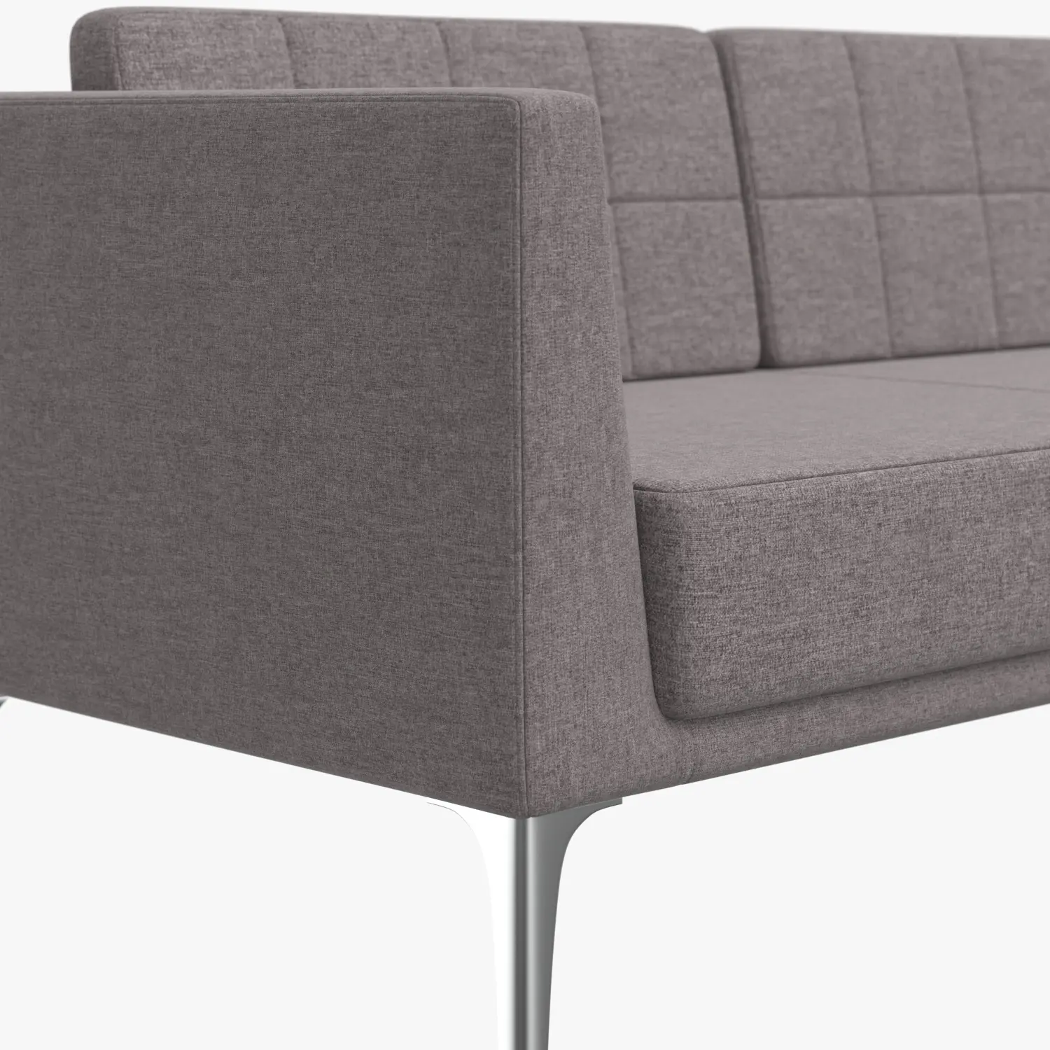 Arwyn Quilted Cushion Back Three Seater Sofa 3D Model_05