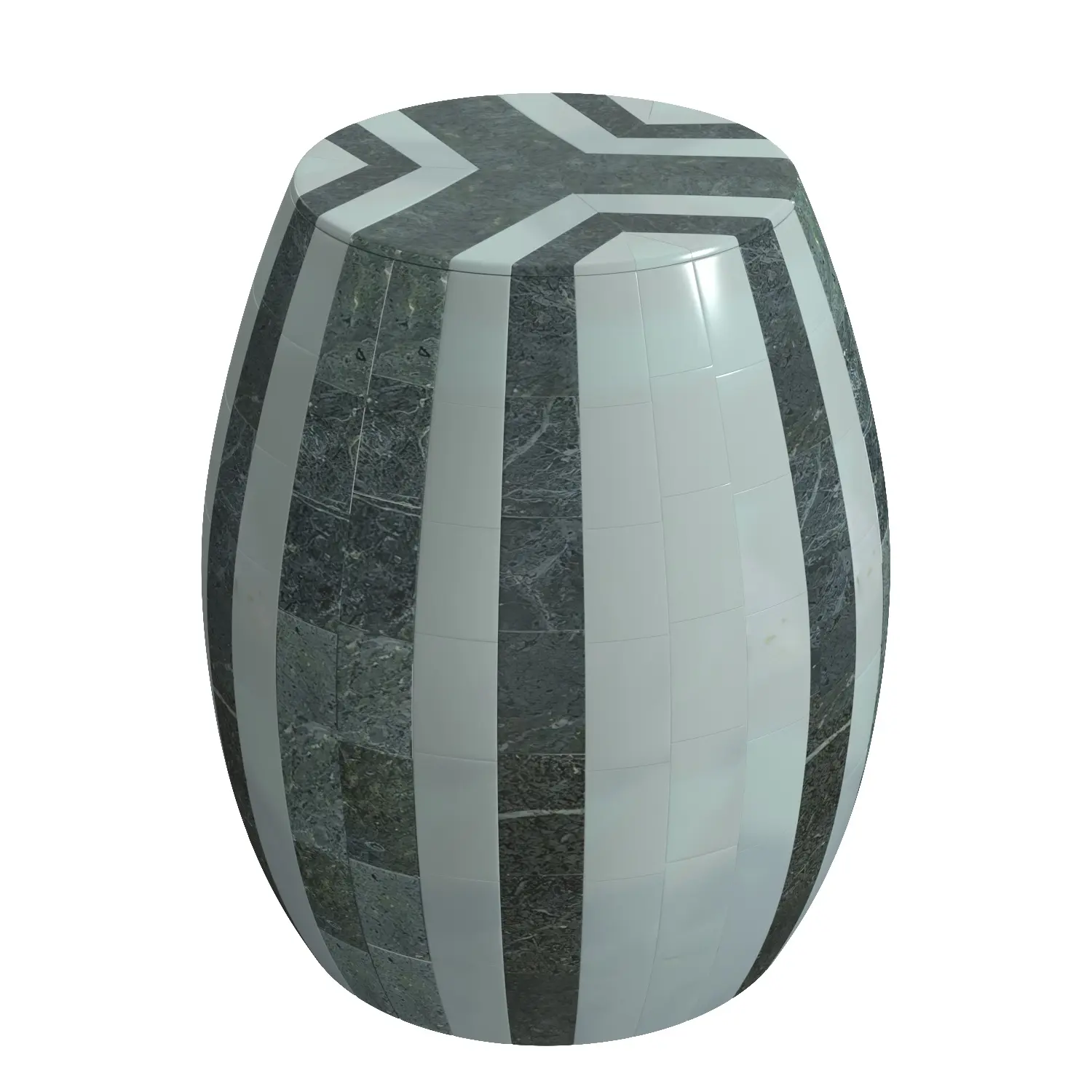 Dali Outdoor Stool Grey 3D Model_06