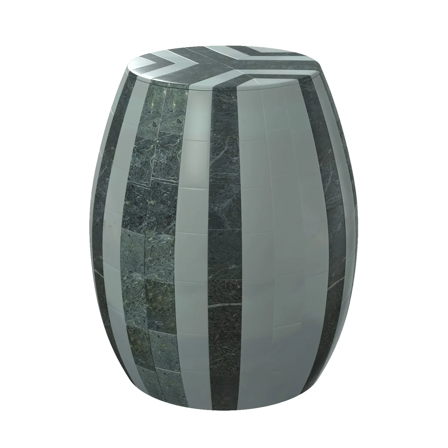 Dali Outdoor Stool Grey 3D Model_01