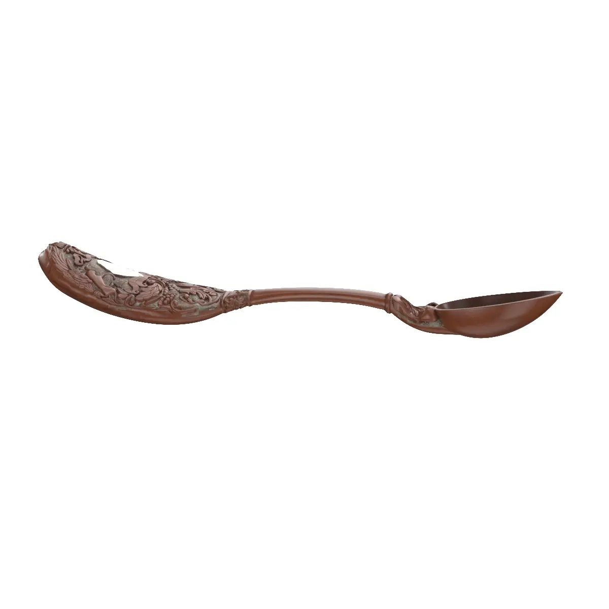 Decorative hay-day Honormen Class 1936 Carved spoon 3D Model_04