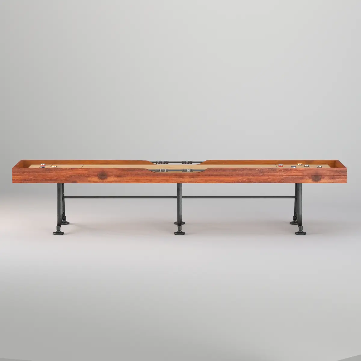 District Eight 12ft Shuffleboard Table 3D Model_04