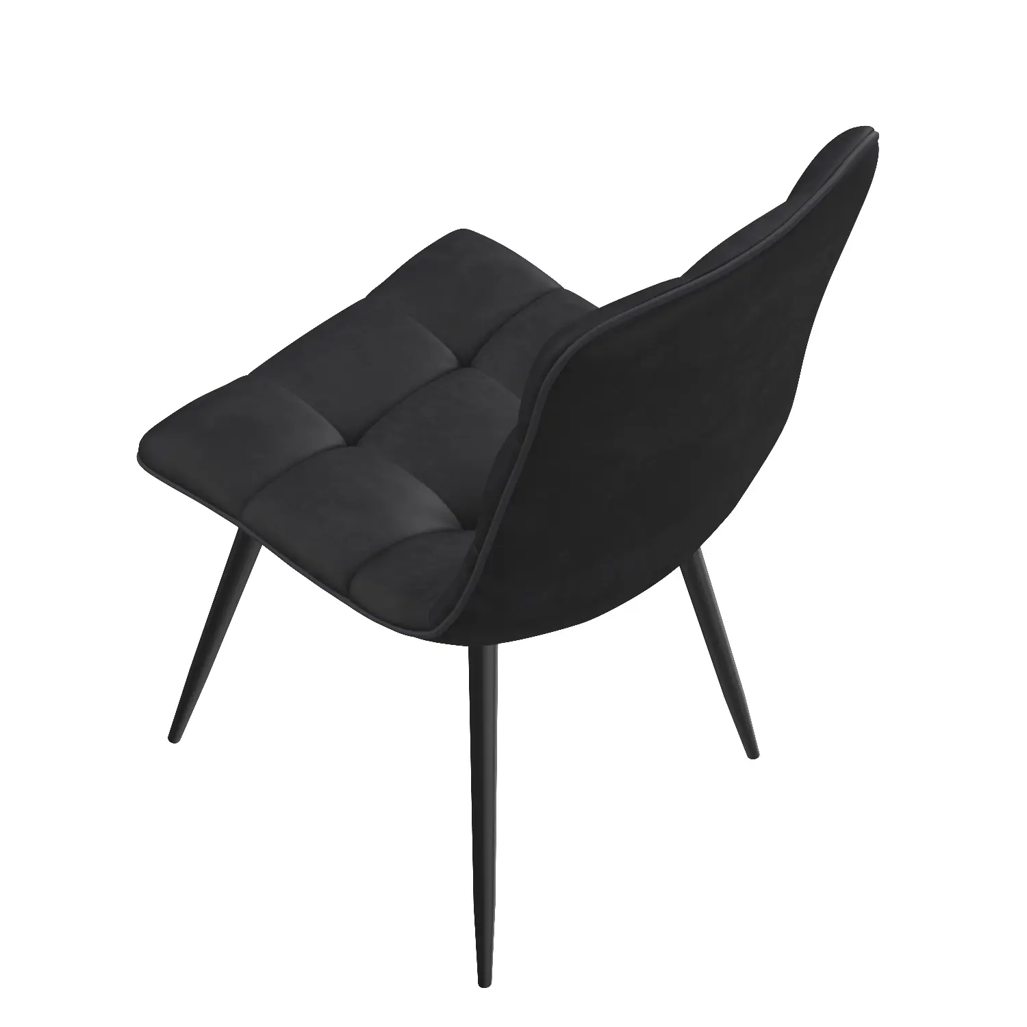 Faux Leather Dining Chairs 3D Model_04