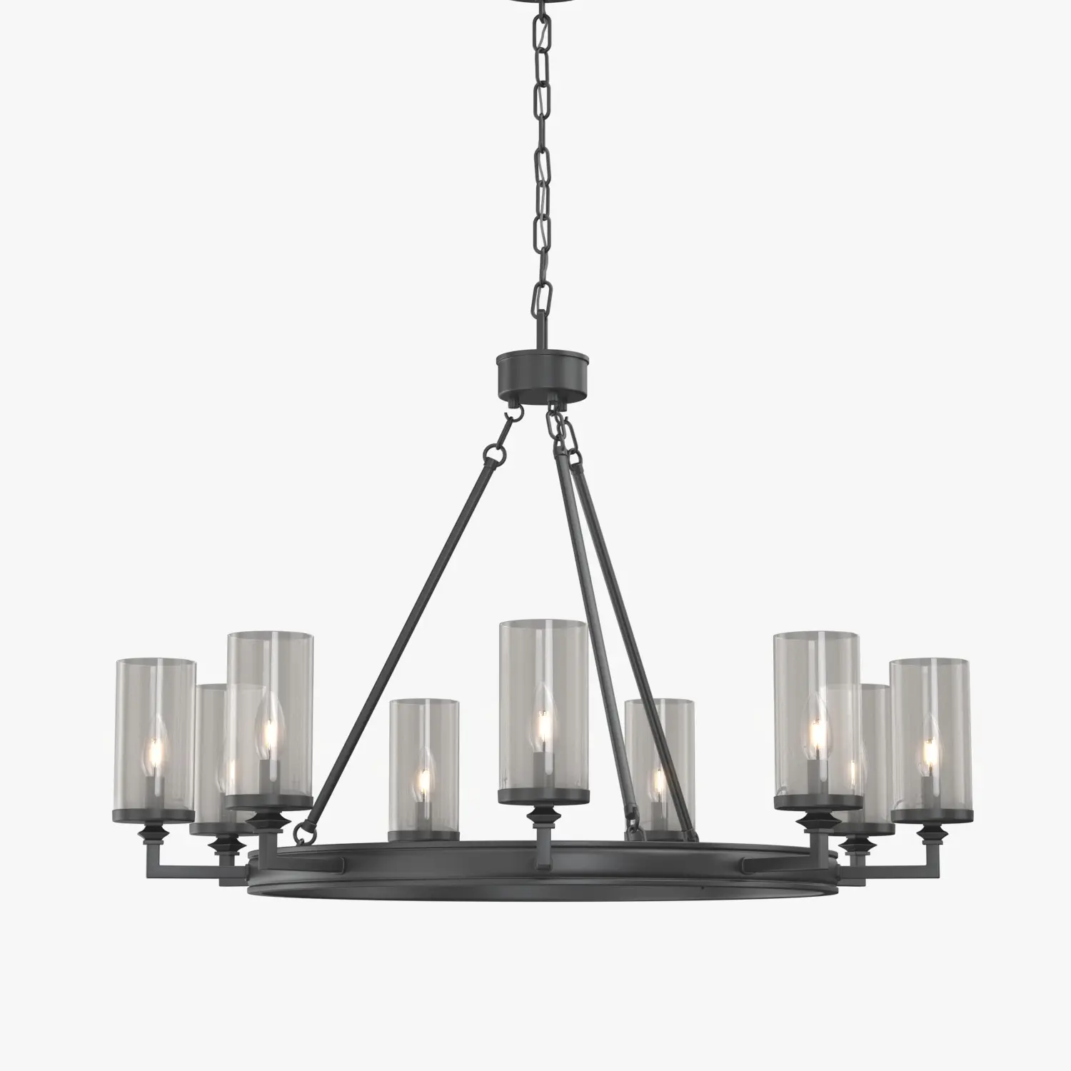 Gresham Collection Nine Light Graphite 3D Model_03