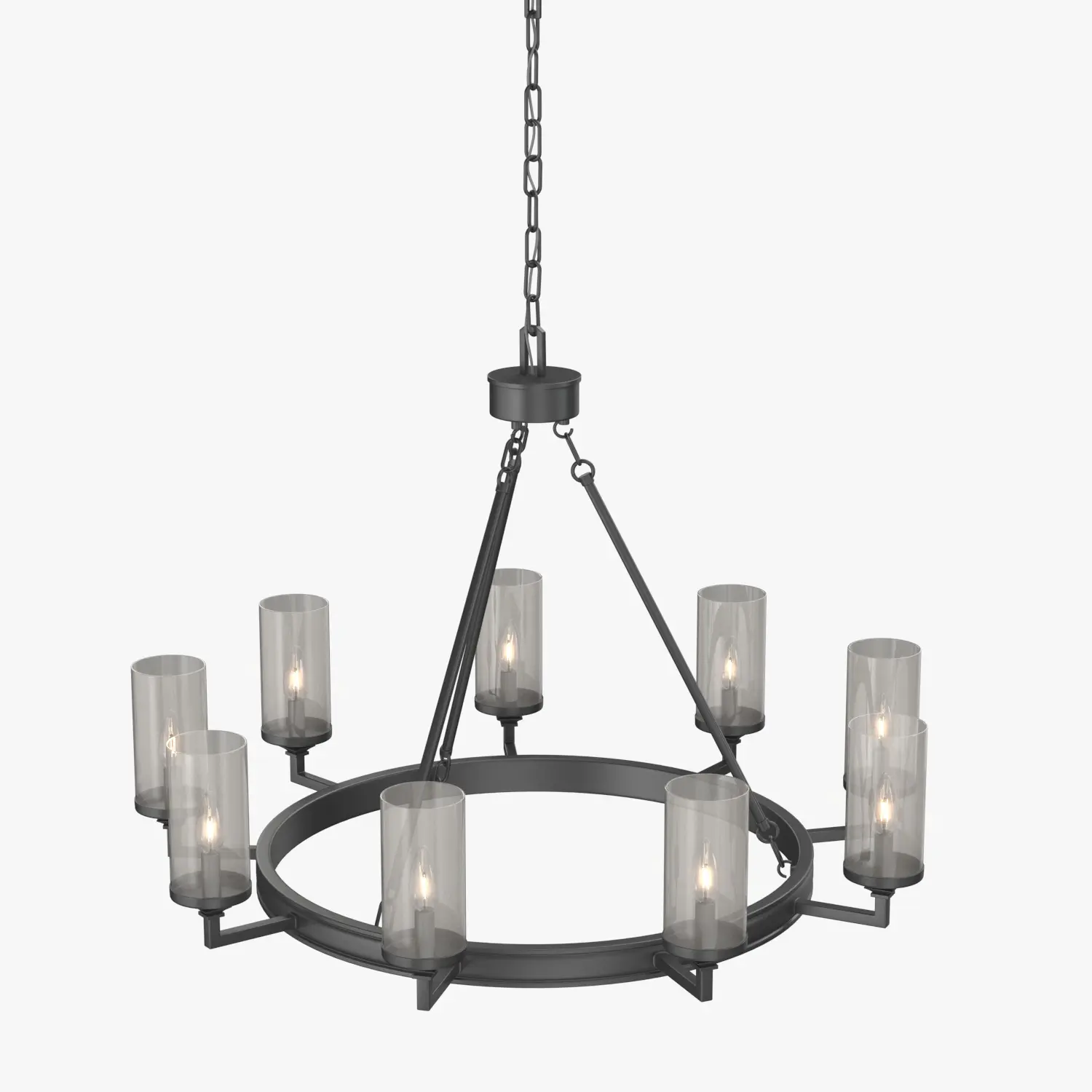 Gresham Collection Nine Light Graphite 3D Model_06