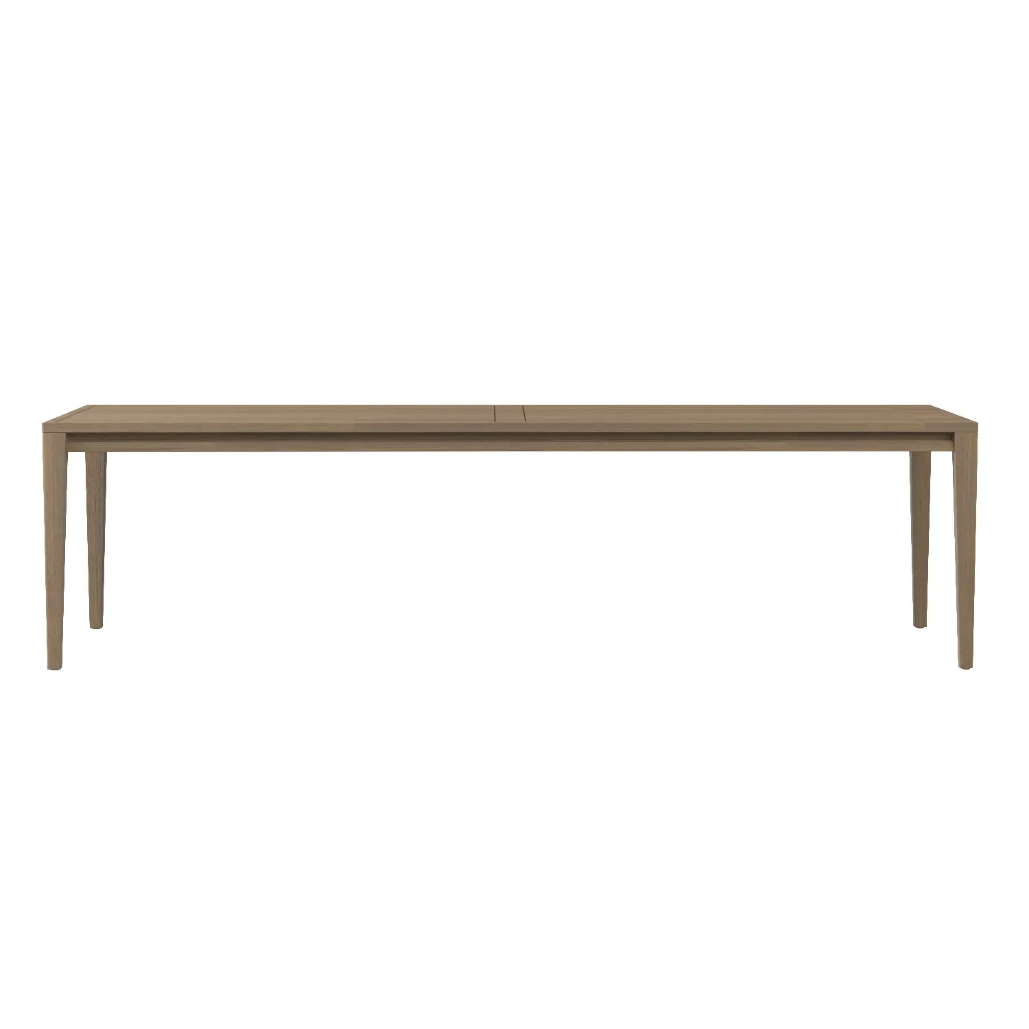 Greystone Teak Rectangular Dining Table 3D Model_01