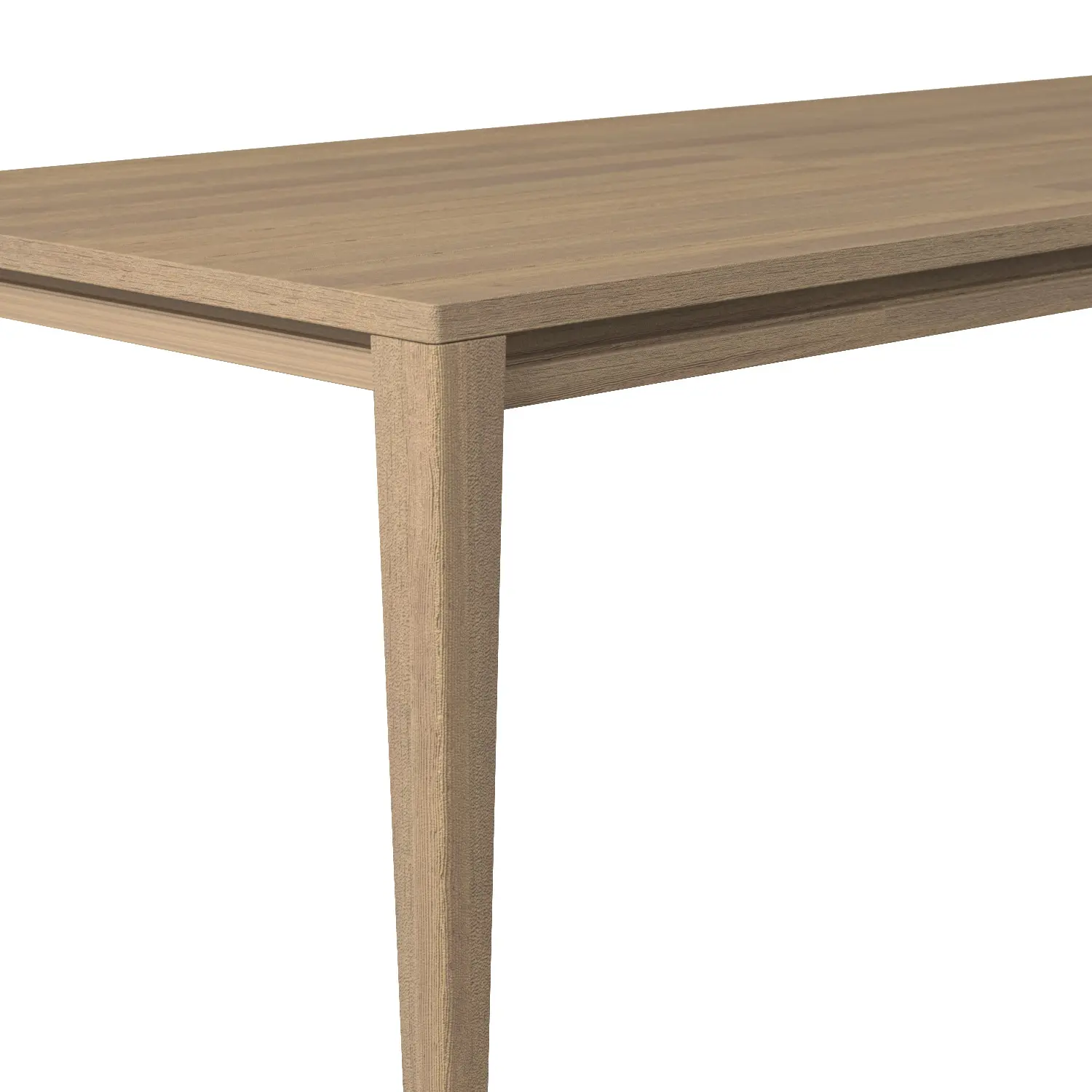 Greystone Teak Rectangular Dining Table 3D Model_05