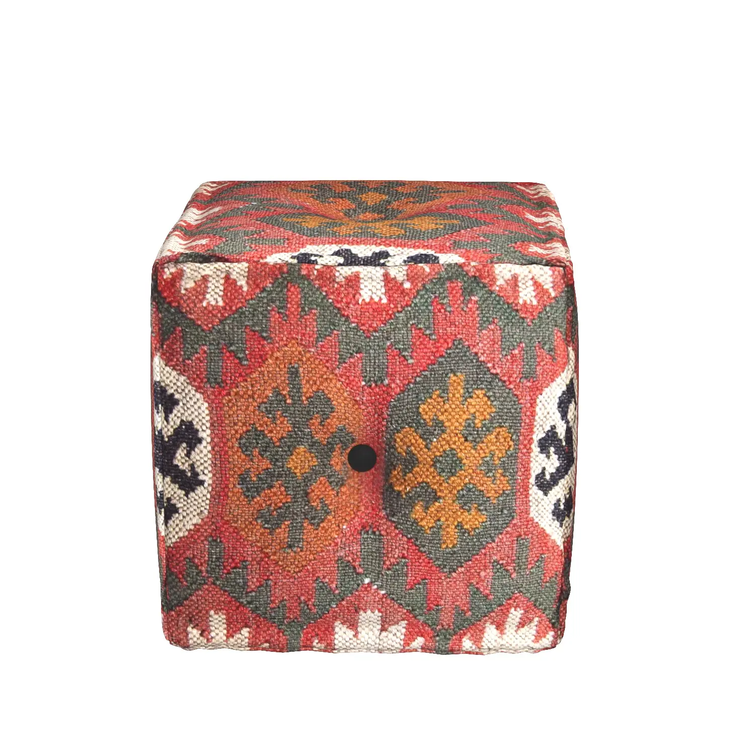 Handmade Kilim Pouf 3D Model_03