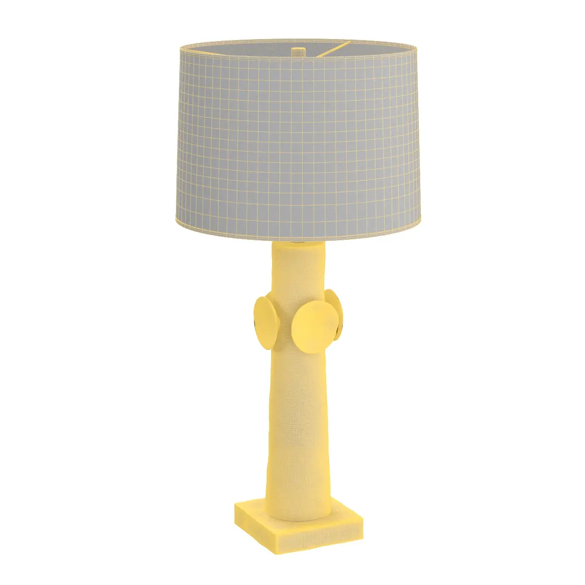 Honore Table Lamp 3D Model_07