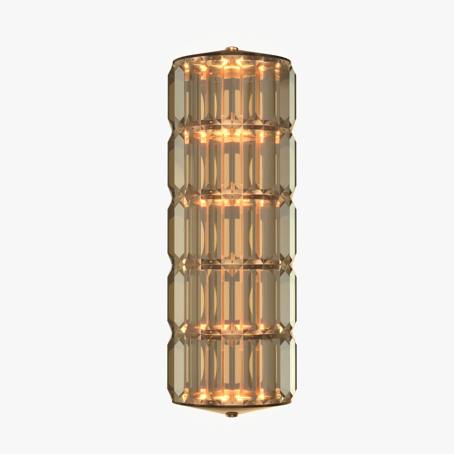 Julien 17 Inch Tall ADA Wall Sconce With Firenze Crystal 3D Model_01