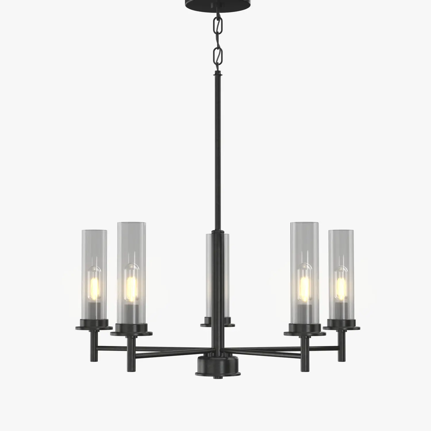 Kellwyn Collection Five-Light Transitional Style Chandelier 3D Model_03