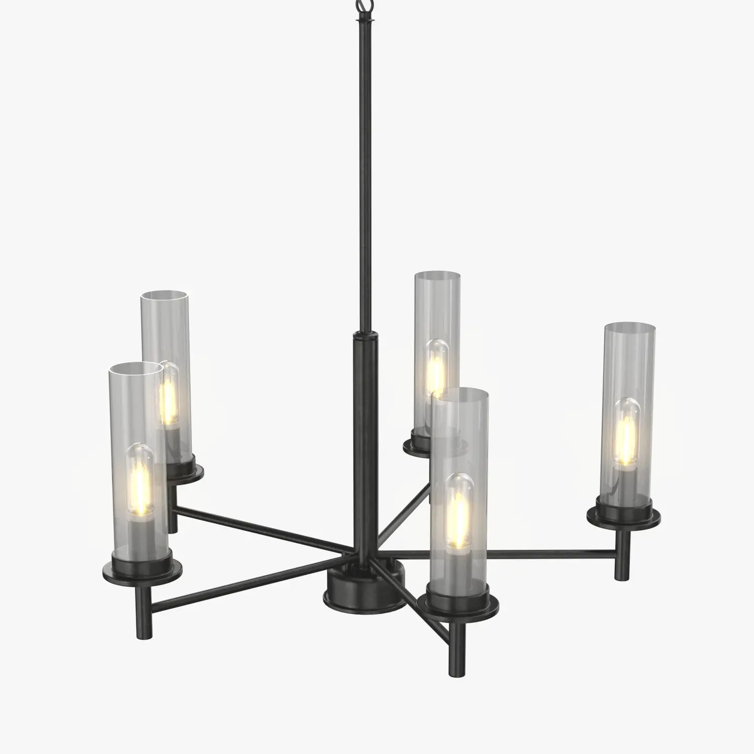 Kellwyn Collection Five-Light Transitional Style Chandelier 3D Model_06